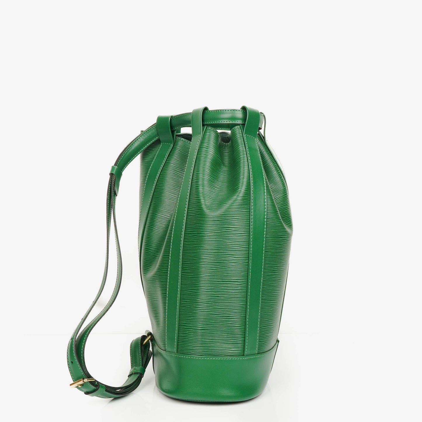 Louis Vuitton Randonnee PM Green EPI Leather Backpack