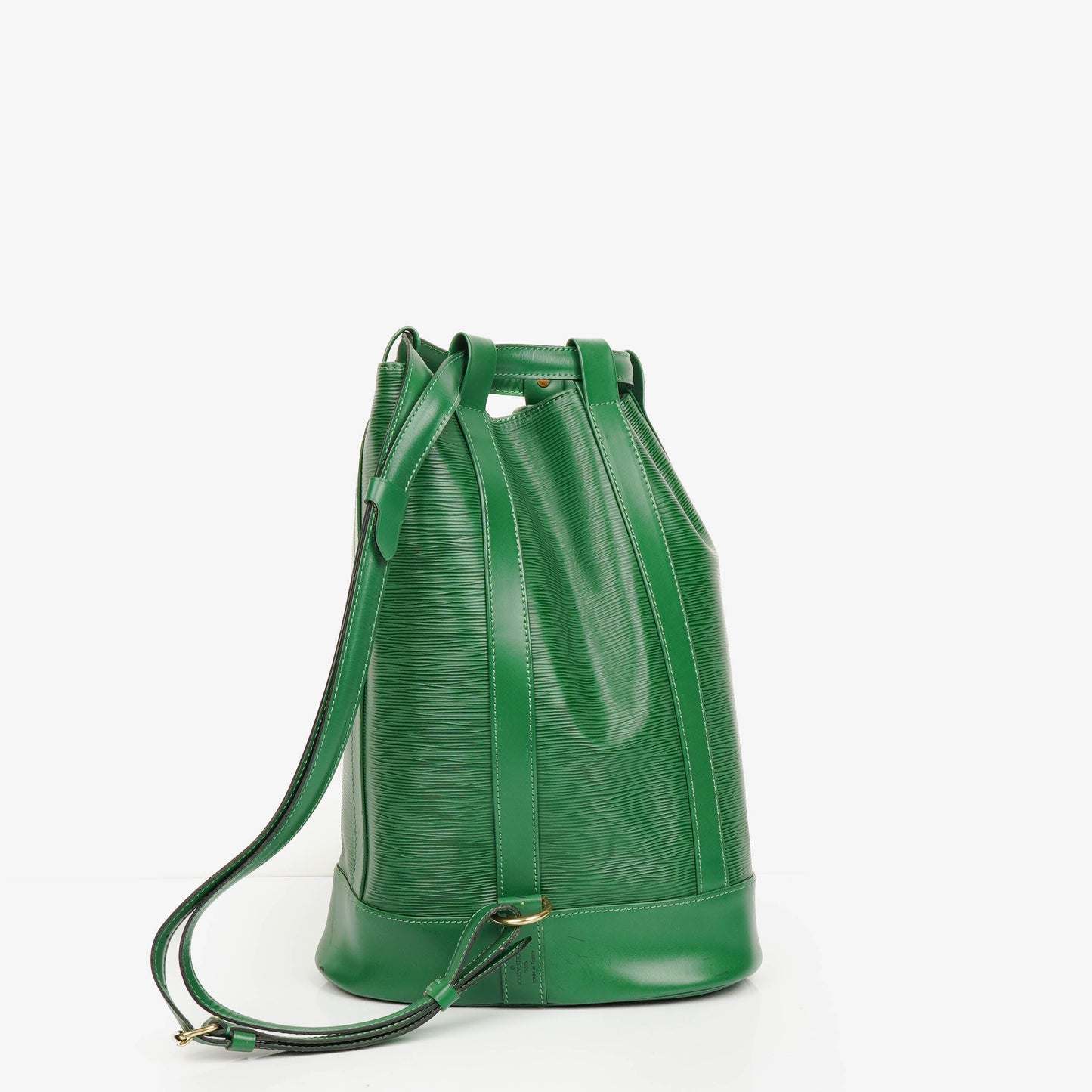 Louis Vuitton Randonnee PM Green EPI Leather Backpack