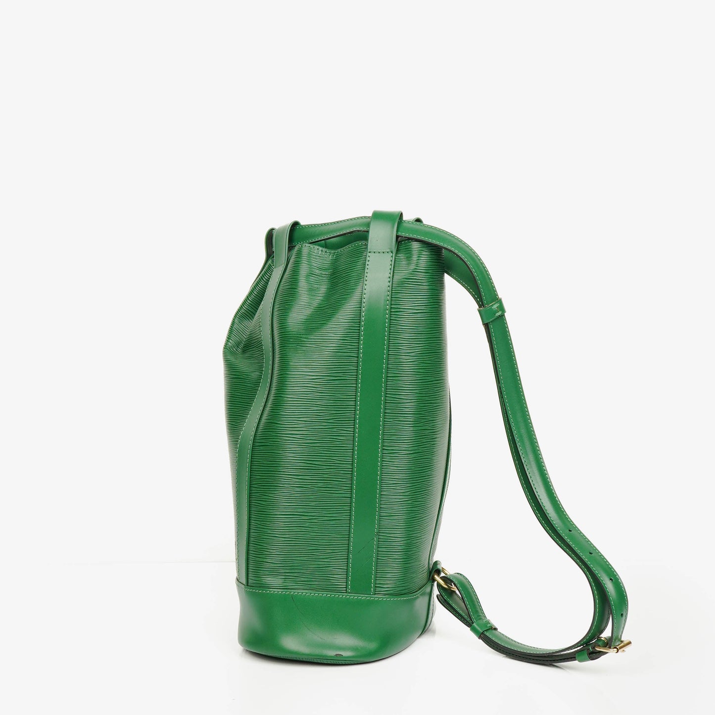 Louis Vuitton Randonnee PM Green EPI Leather Backpack