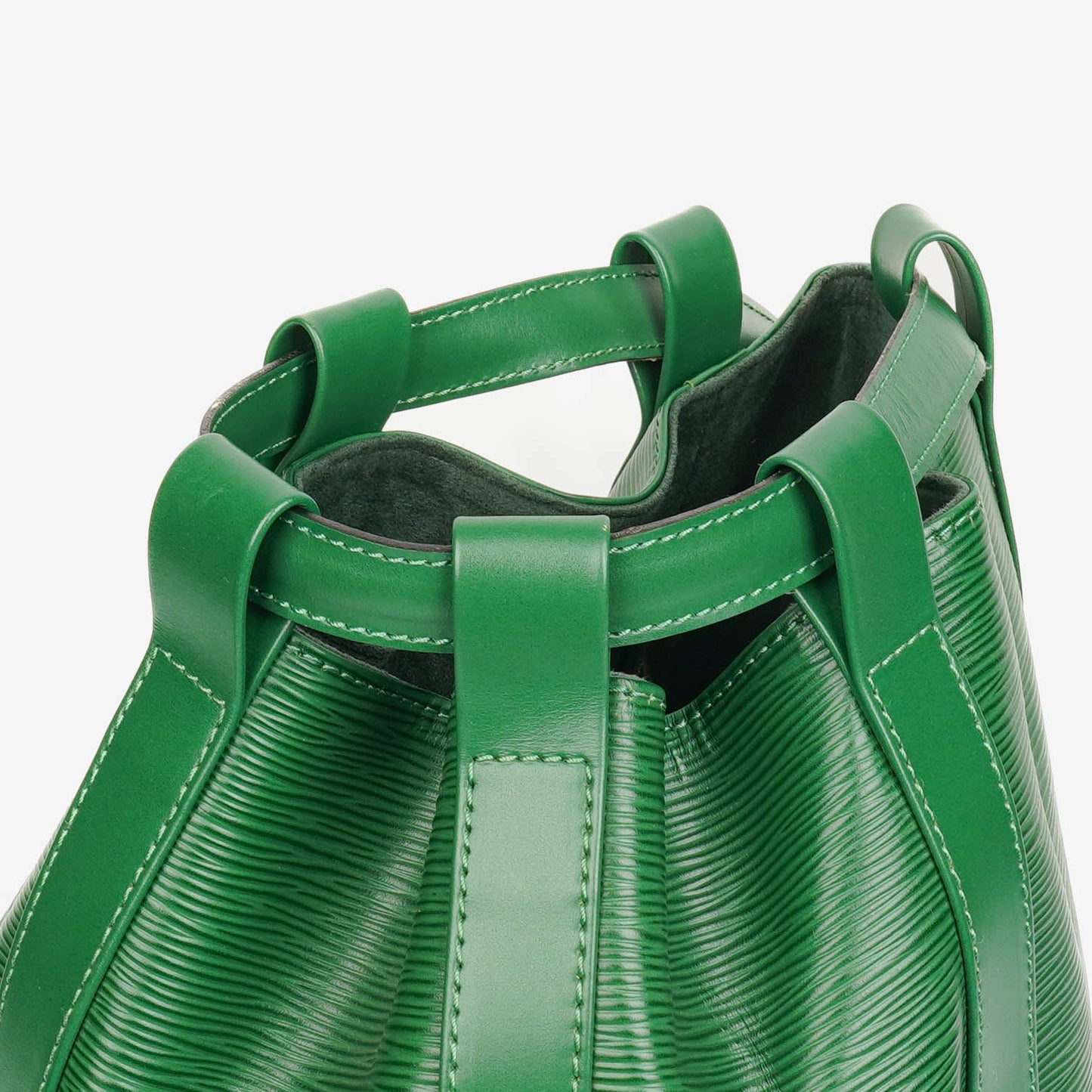 Louis Vuitton Randonnee PM Green EPI Leather Backpack