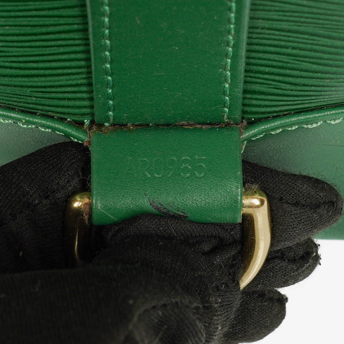 Louis Vuitton Randonnee PM Green EPI Leather Backpack