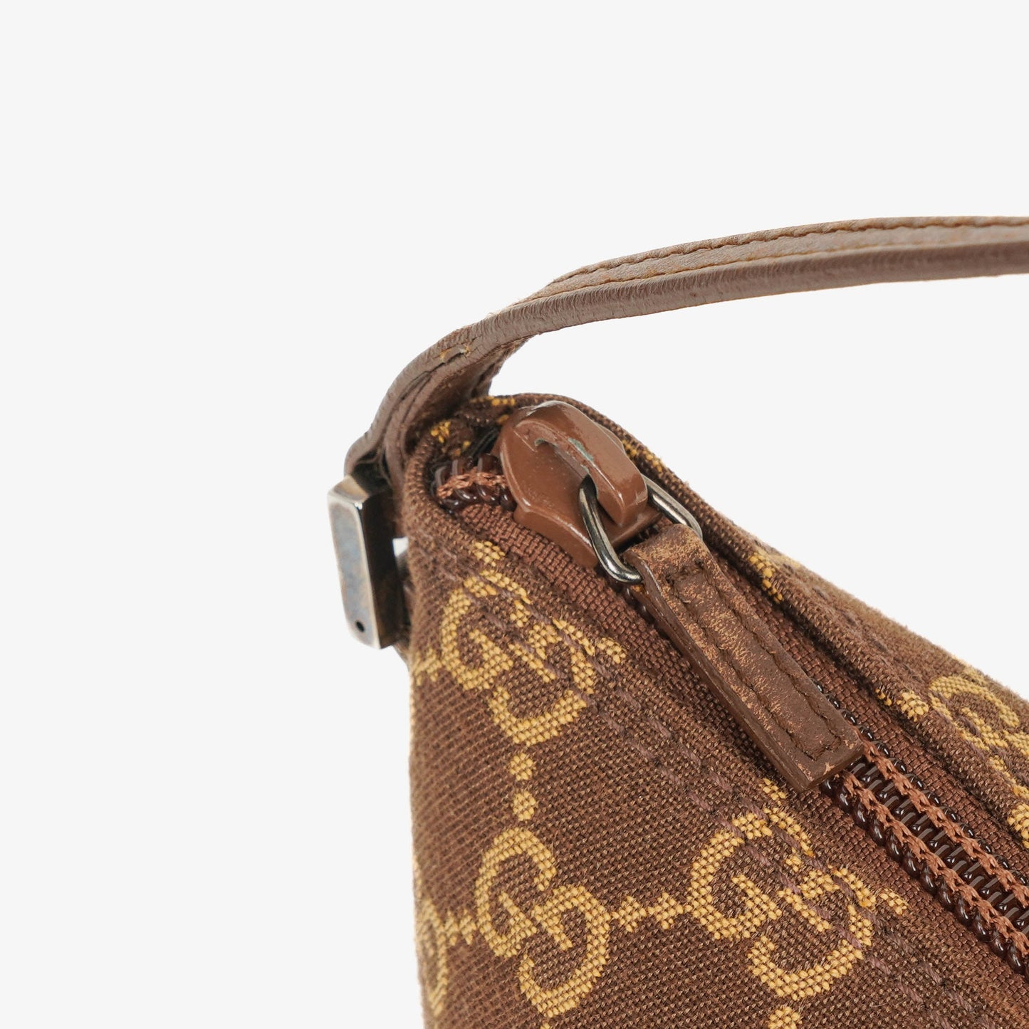 Gucci Mini Baguette Pochette Boat GG Monogram Bag