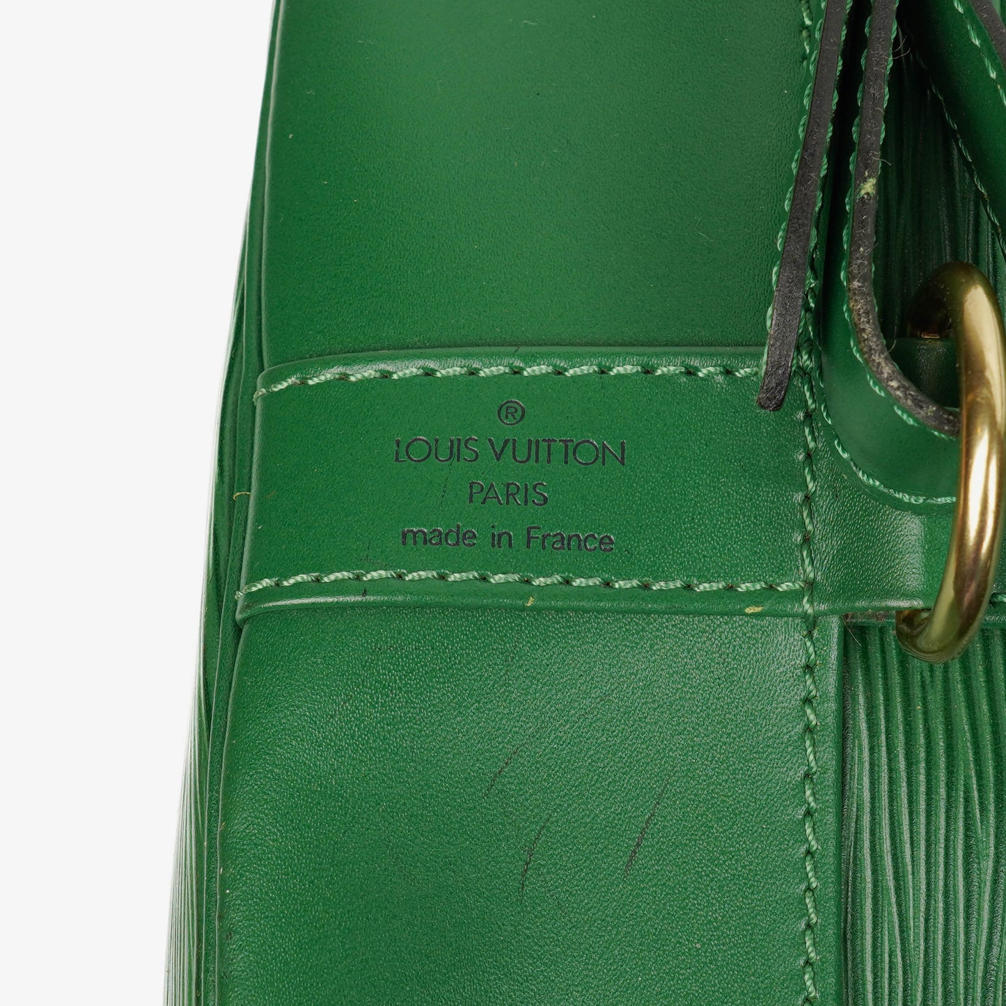Louis Vuitton Randonnee PM Green EPI Leather Backpack