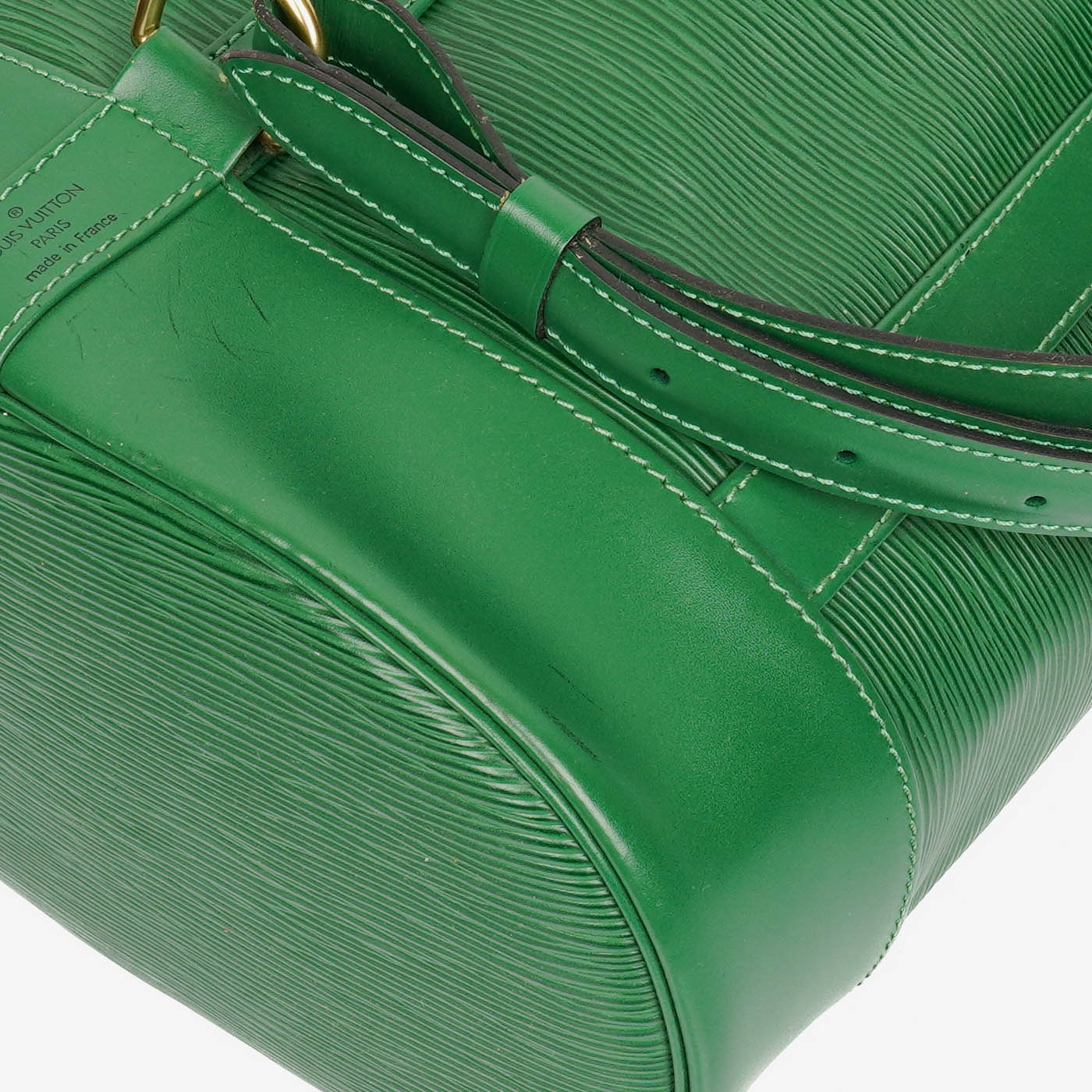 Louis Vuitton Randonnee PM Green EPI Leather Backpack