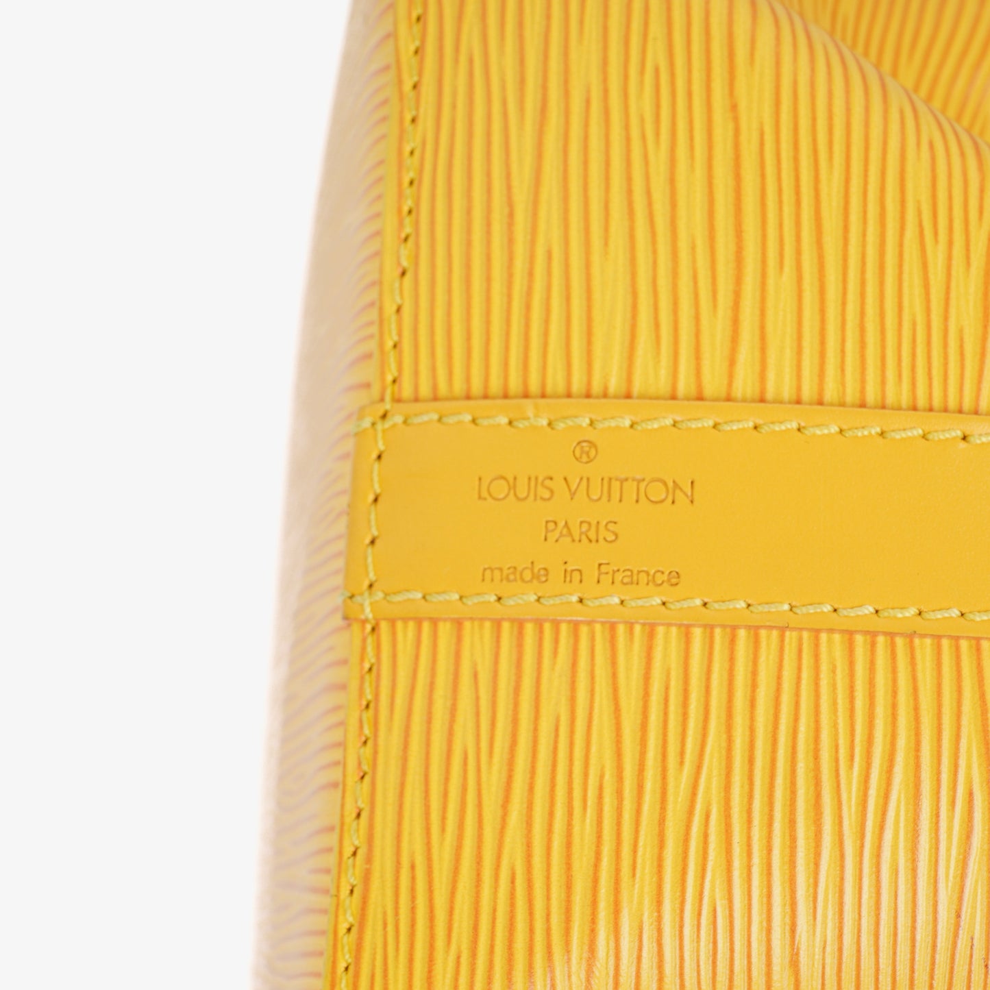 Louis Vuitton Petit Noe Yellow EPI Leather Shoulder Bag
