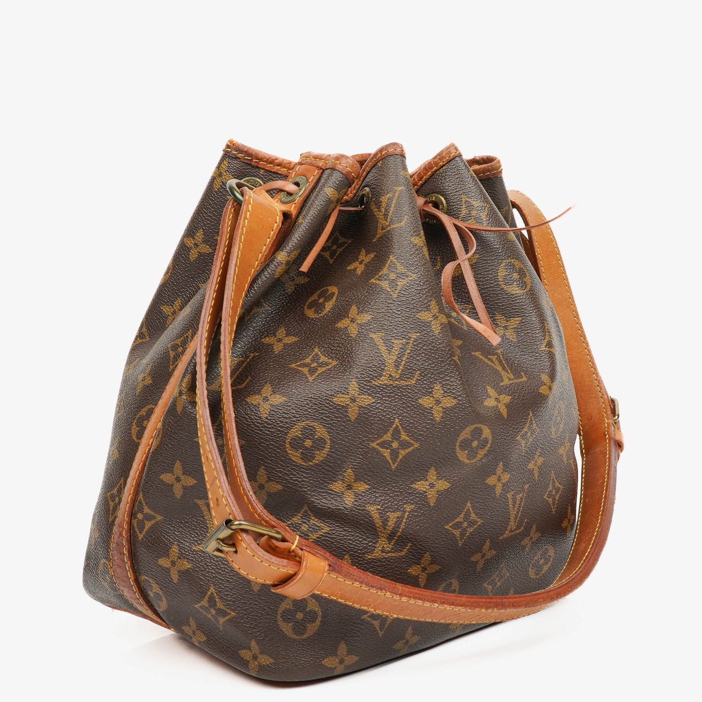 Louis Vuitton Petit Noe Monogram Canvas Shoulder Bag