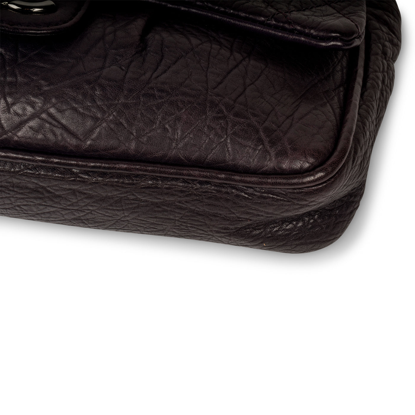 Chanel Distressed Calfskin Shoulder Bag