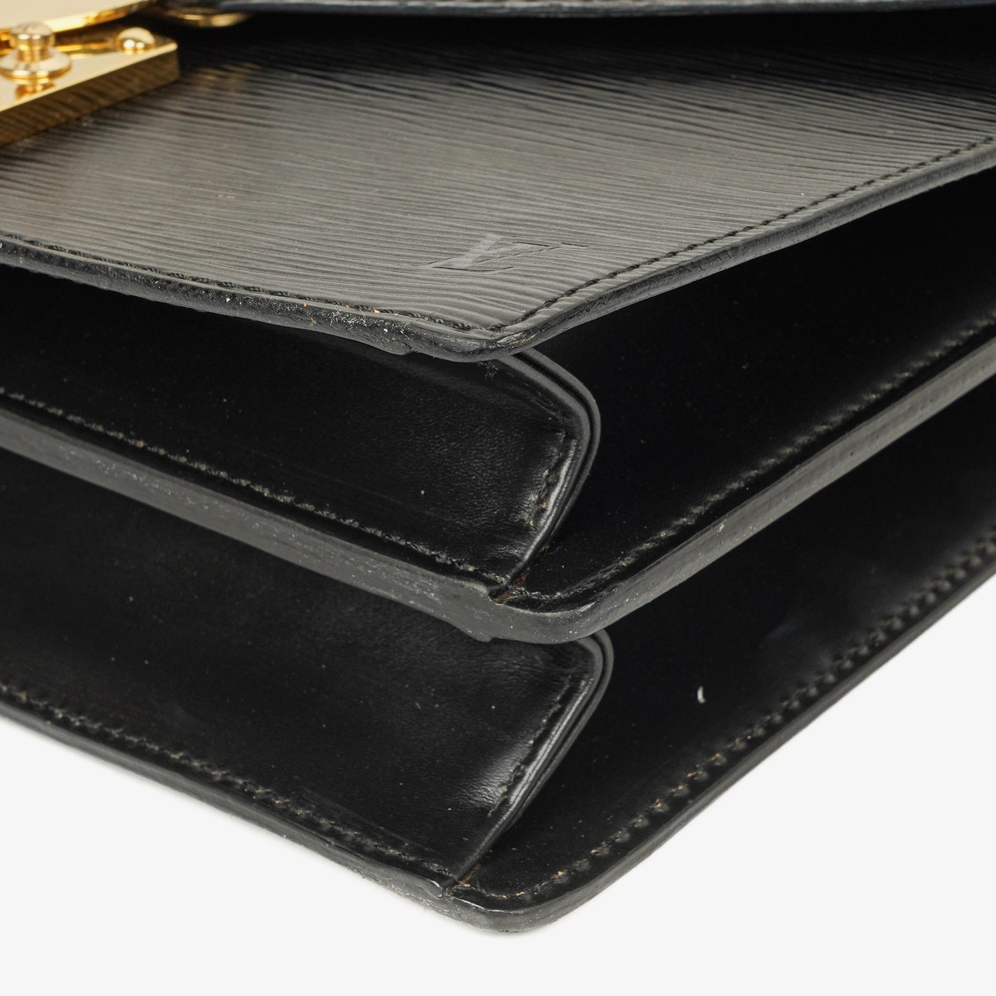 Louis Vuitton Concorde Black EPI Leather Bag
