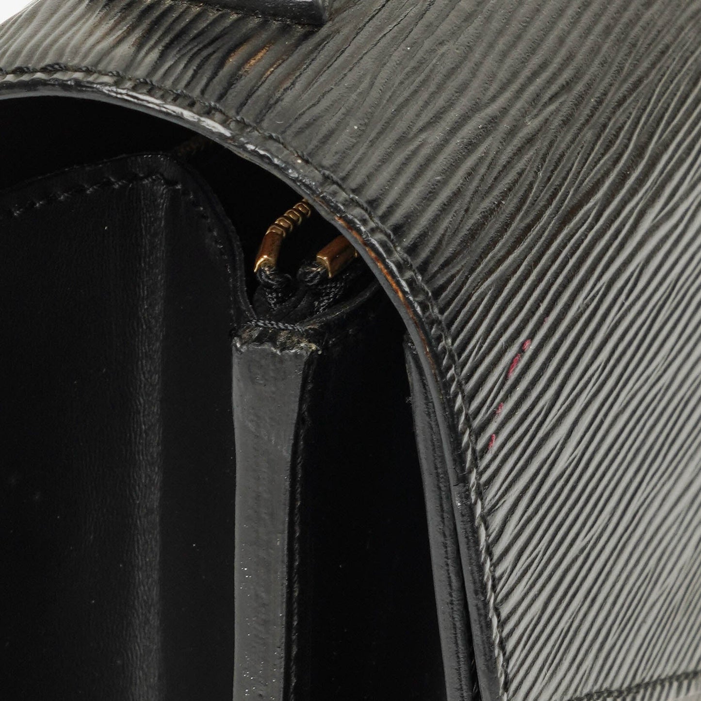 Louis Vuitton Concorde Black EPI Leather Bag