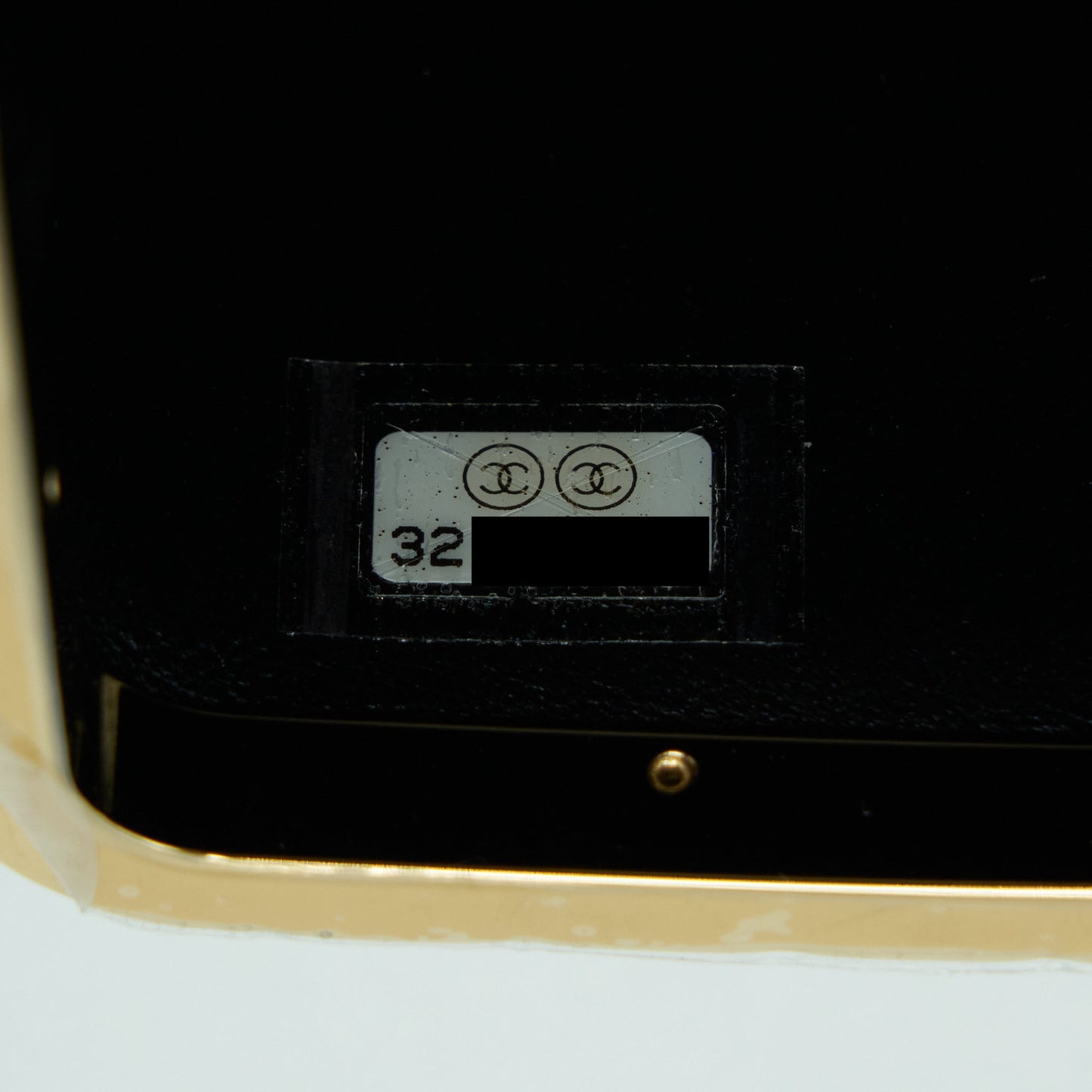 Chanel 22S Small Clic Flap Vanity With Chain Lambskin Black L