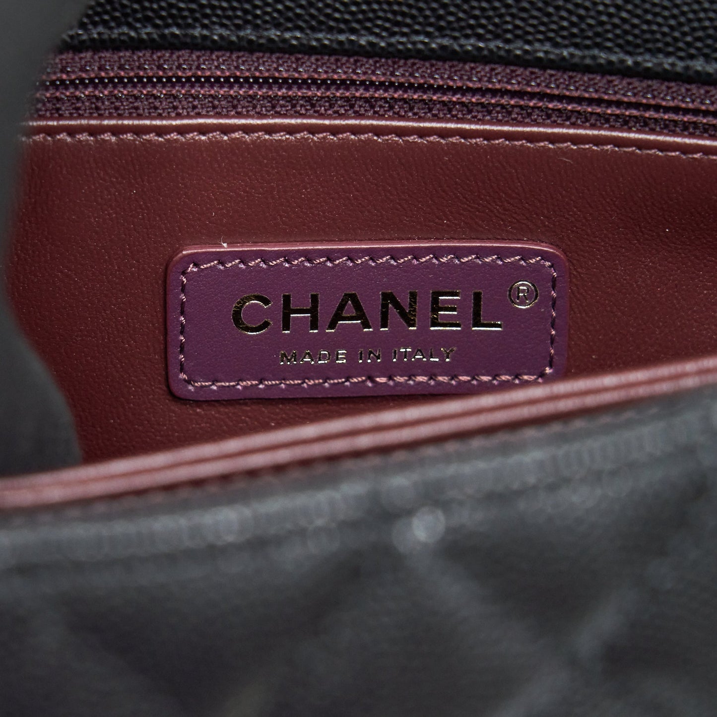 Chanel 22P Small Coco Handle Caviar Black L