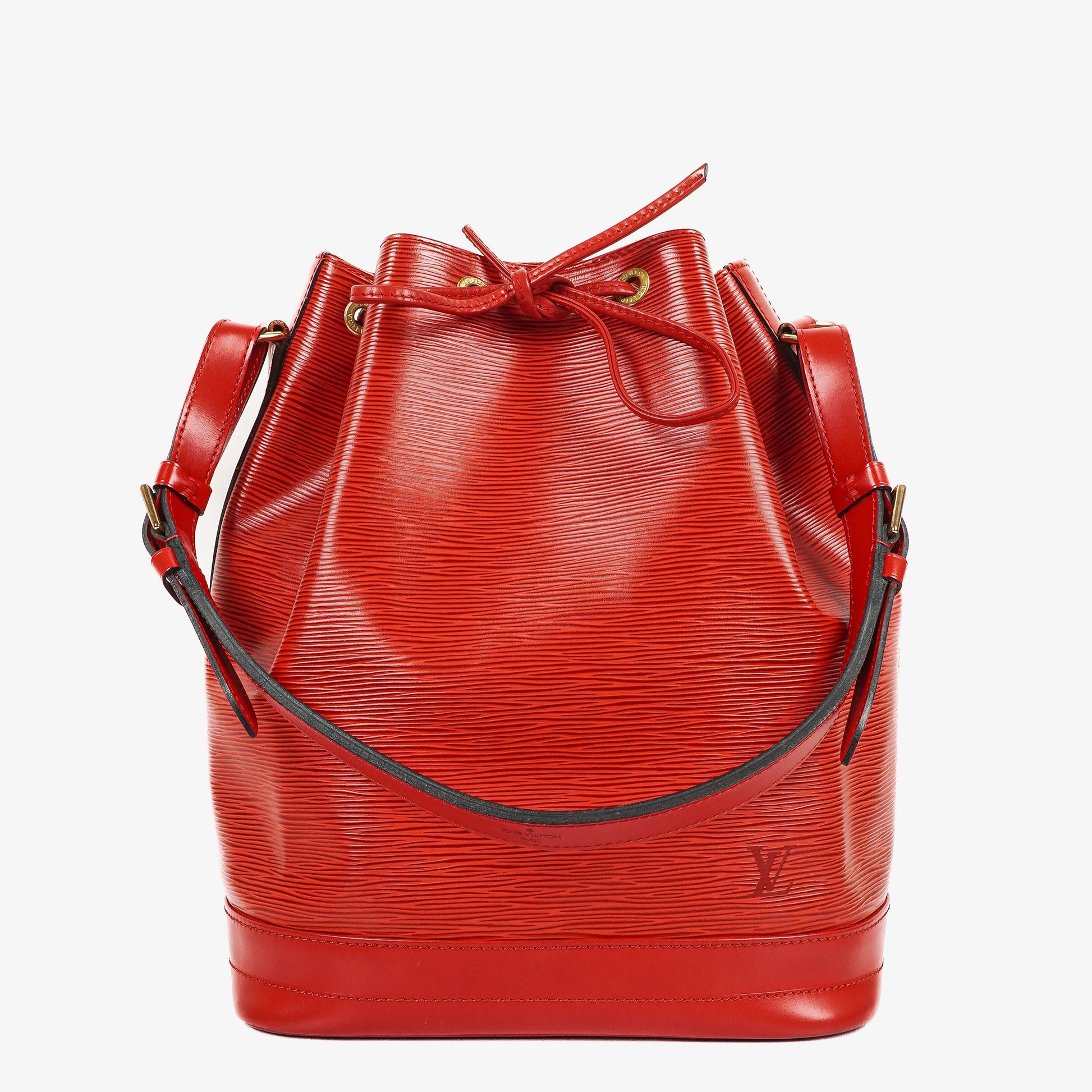 Louis Vuitton Noe Grande GM Red EPI Leather Shoulder Bag
