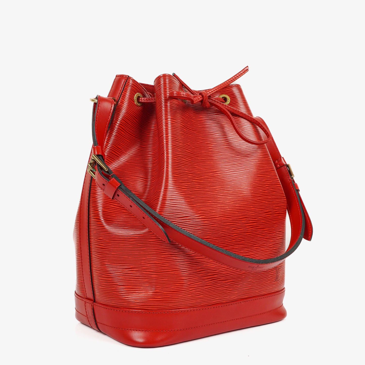Louis Vuitton Noe Grande GM Red EPI Leather Shoulder Bag