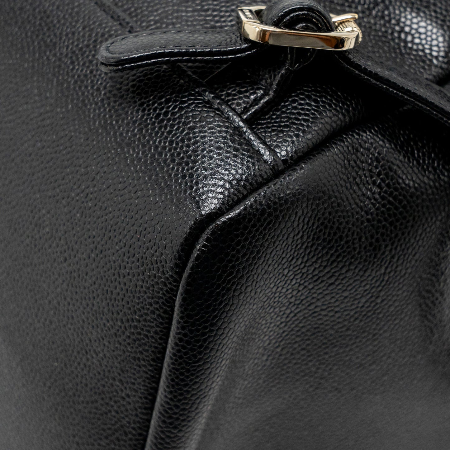 Chanel Affinity Backpack Caviar Black L (Microchip)