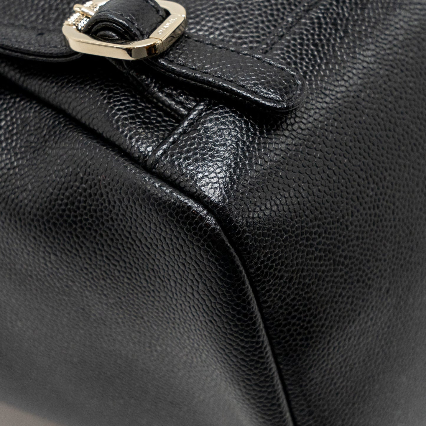 Chanel Affinity Backpack Caviar Black L (Microchip)