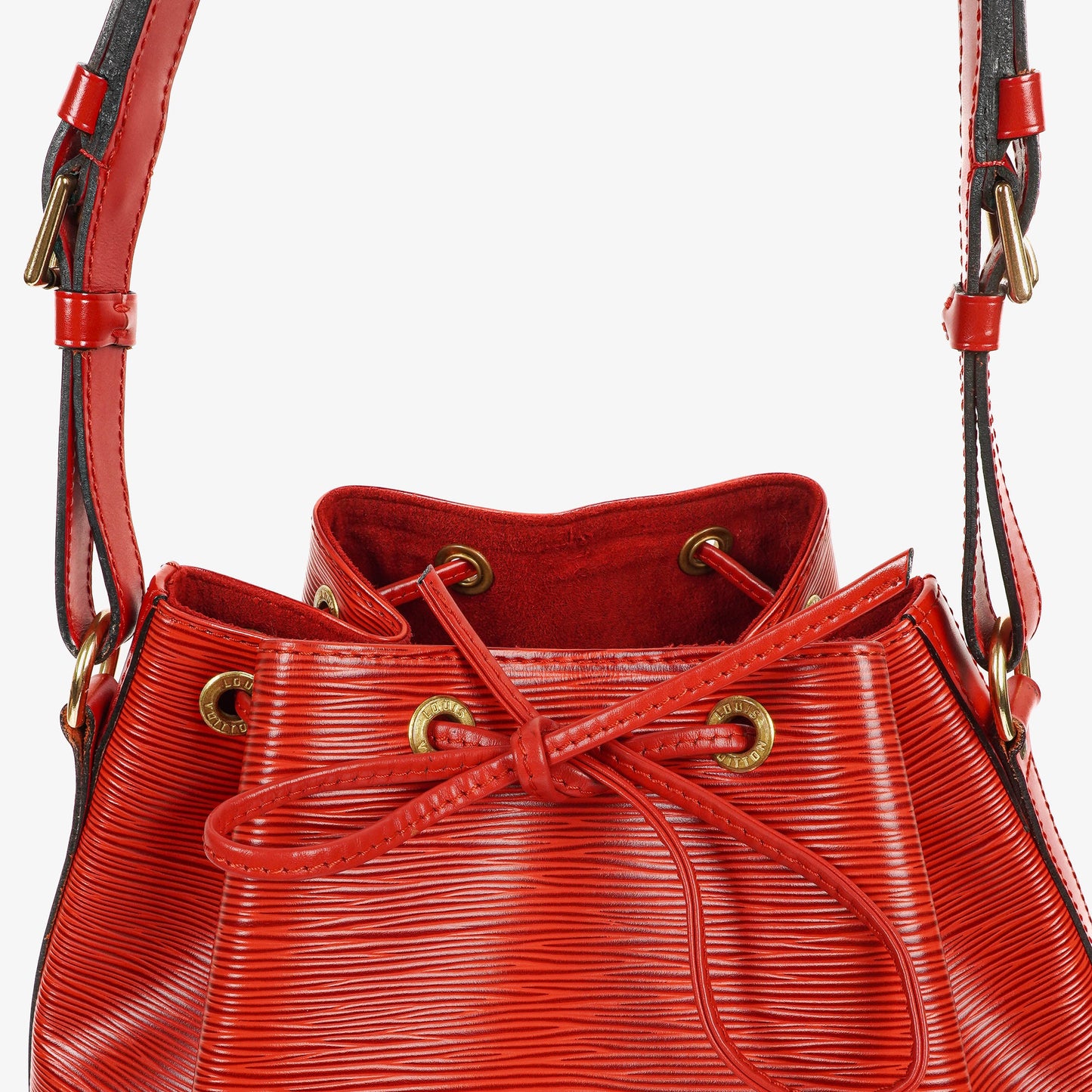 Louis Vuitton Noe Grande GM Red EPI Leather Shoulder Bag