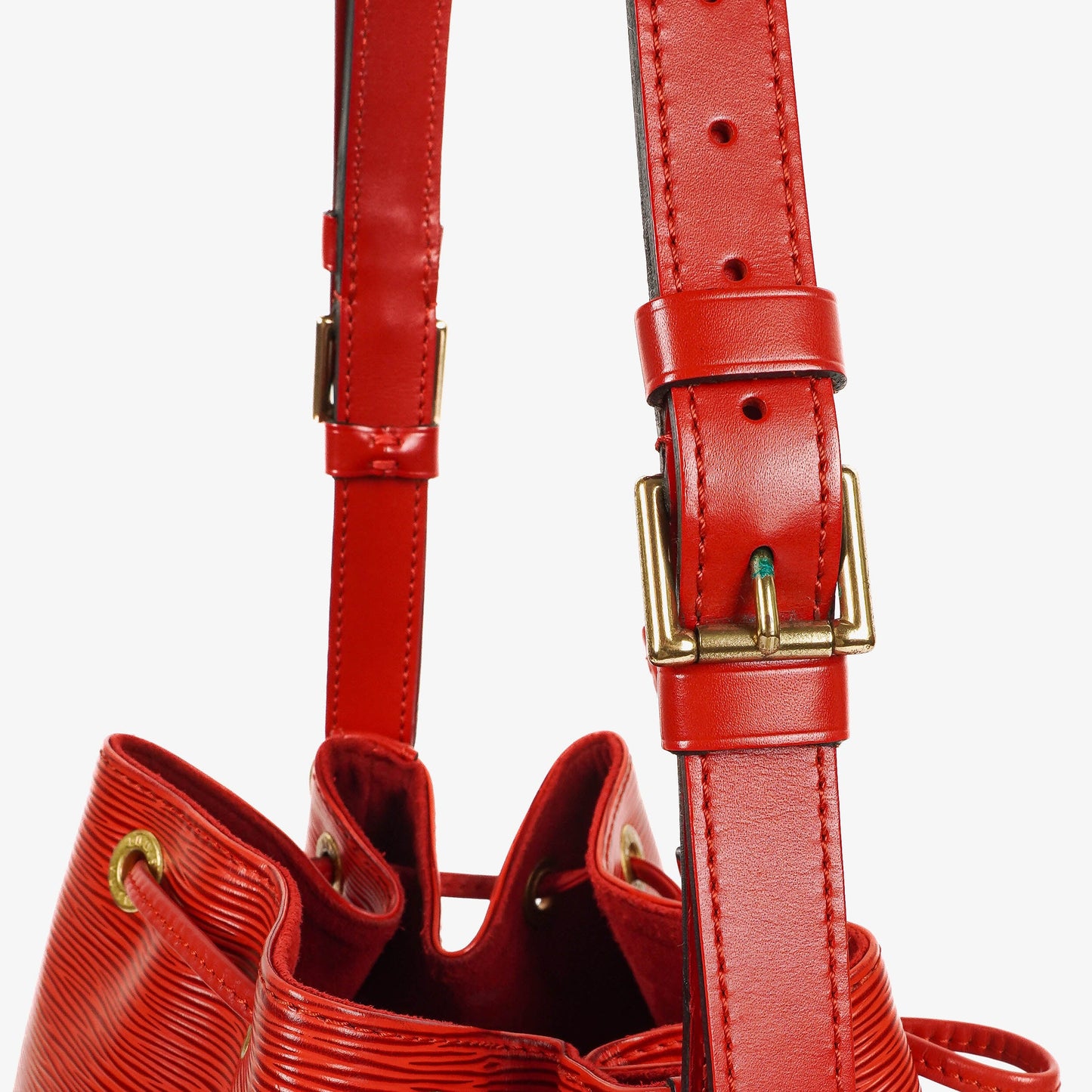 Louis Vuitton Noe Grande GM Red EPI Leather Shoulder Bag