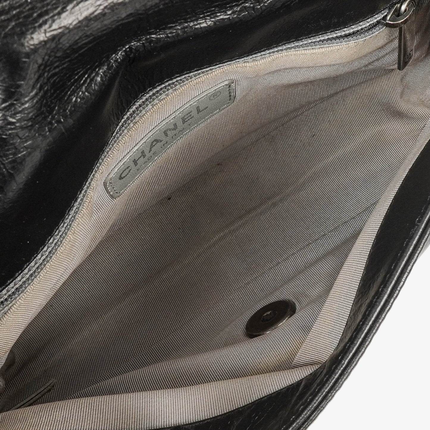 Chanel Single Flap Bag Black Quilted Leather Bag