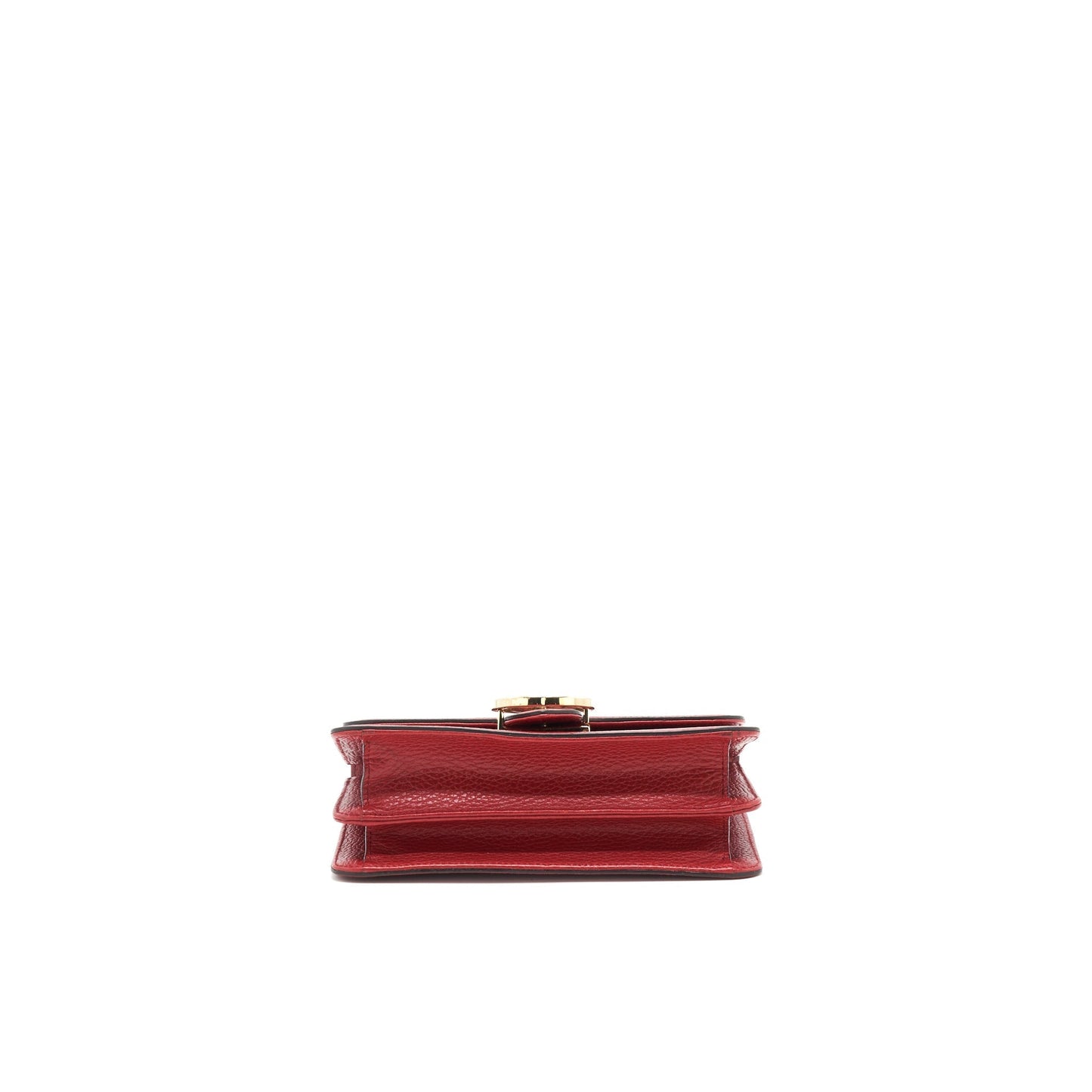 Gucci GG Interlocking Small Chain crossbody Bag Red with L