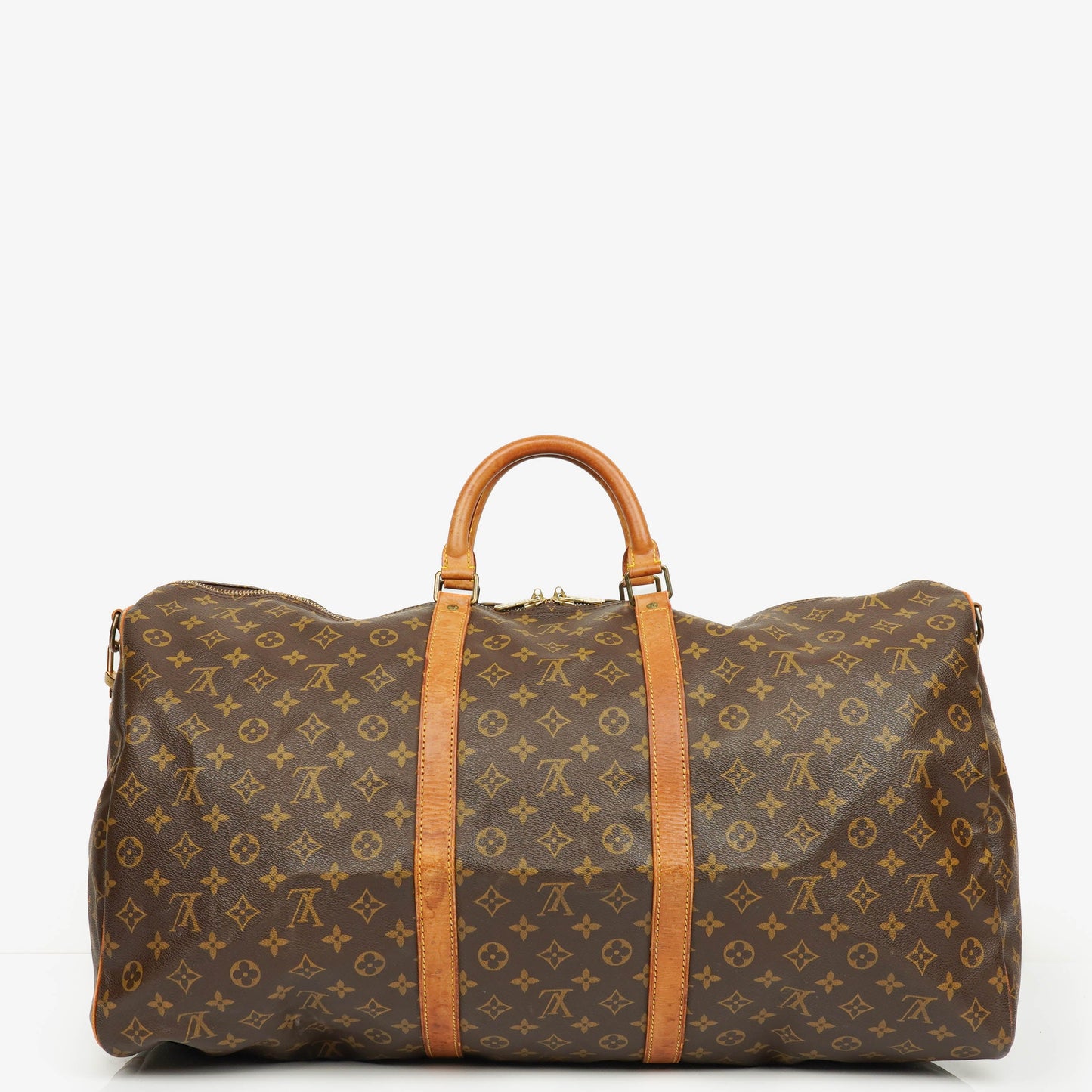 Louis Vuitton Keepall 60 Bandoulière Monogram Canvas Travel Bag
