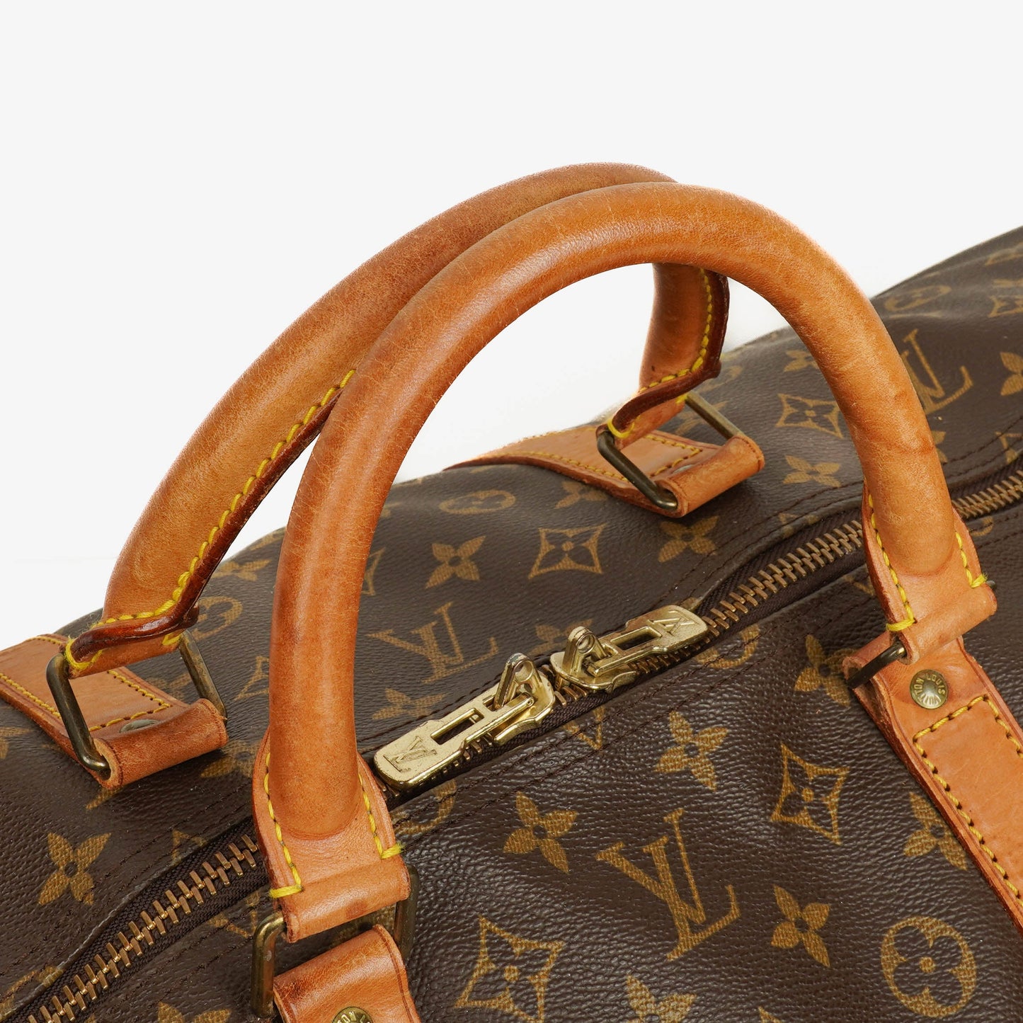 Louis Vuitton Keepall 60 Bandoulière Monogram Canvas Travel Bag