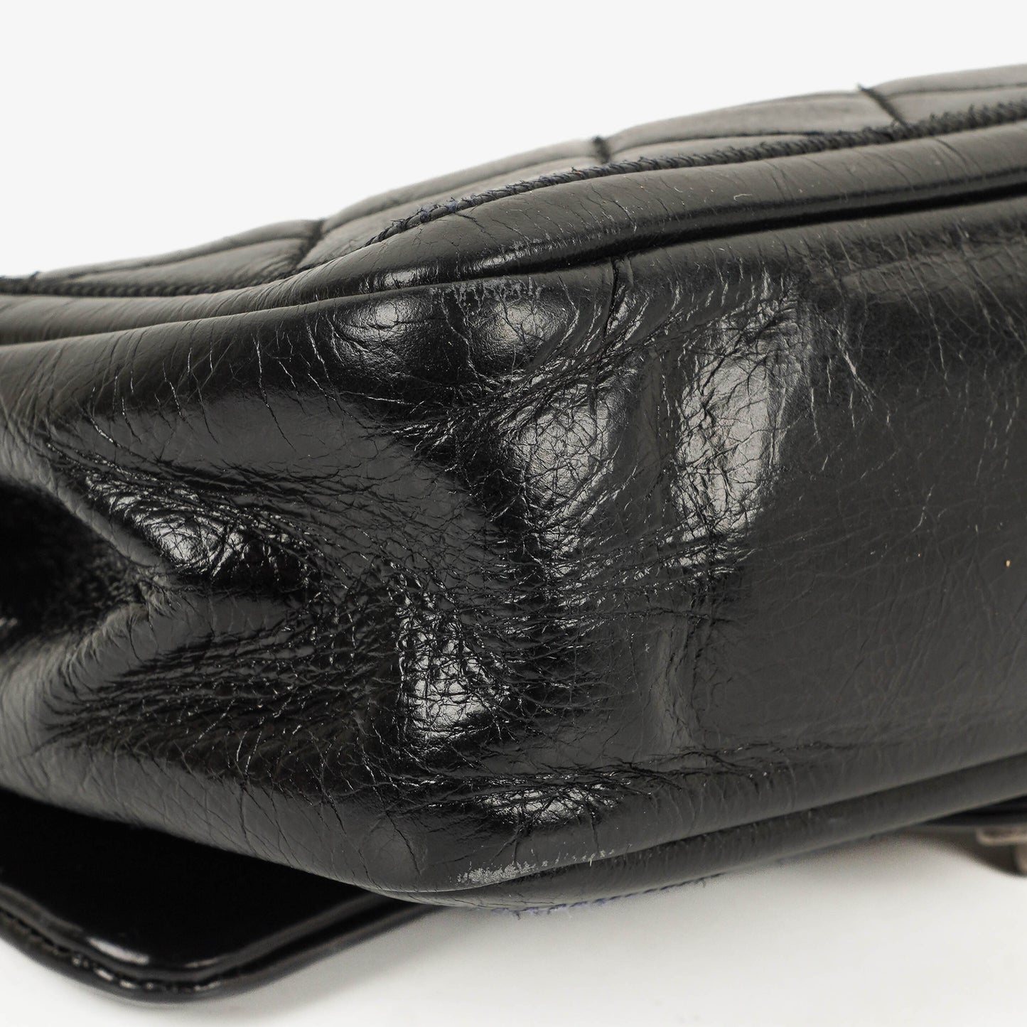 Chanel Single Flap Bag Black Quilted Leather Bag
