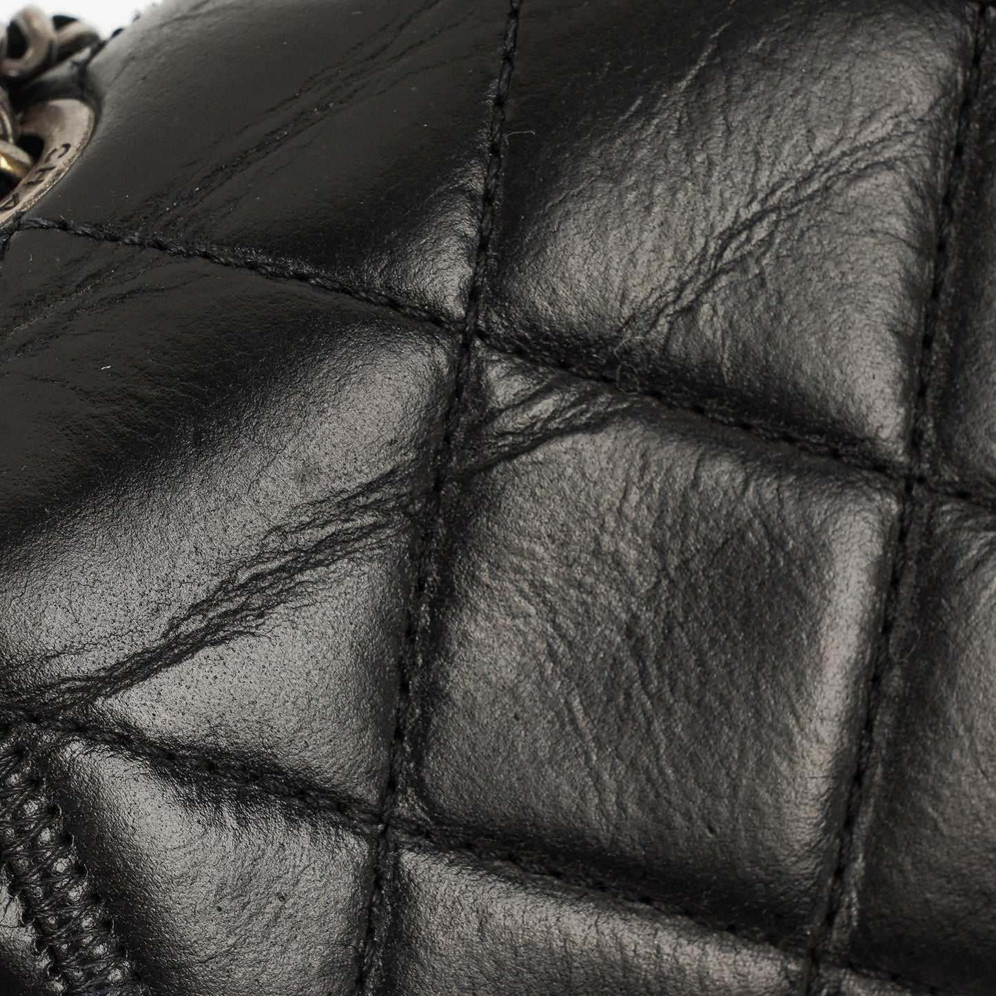 Chanel Single Flap Bag Black Quilted Leather Bag