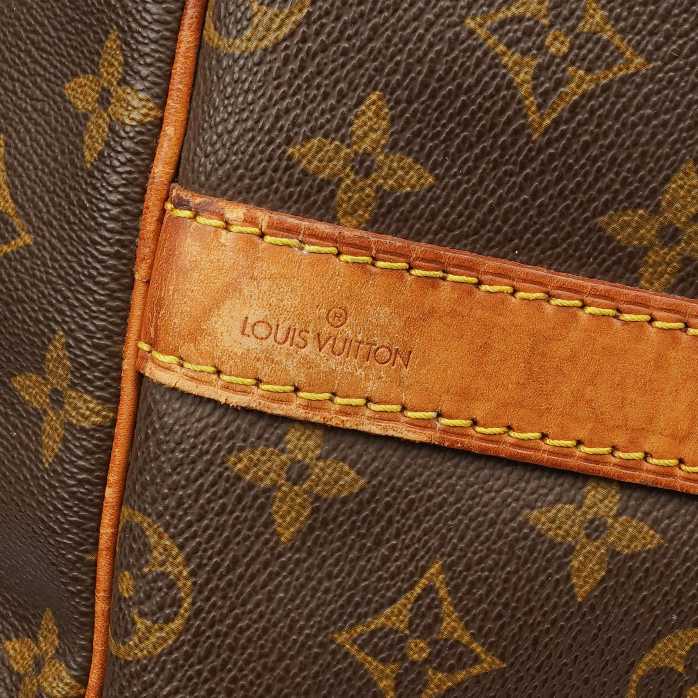 Louis Vuitton Keepall 60 Bandoulière Monogram Canvas Travel Bag