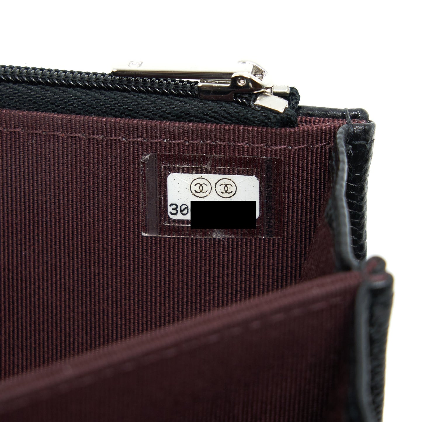 Chanel Mini Wallet On Chain Caviar Black