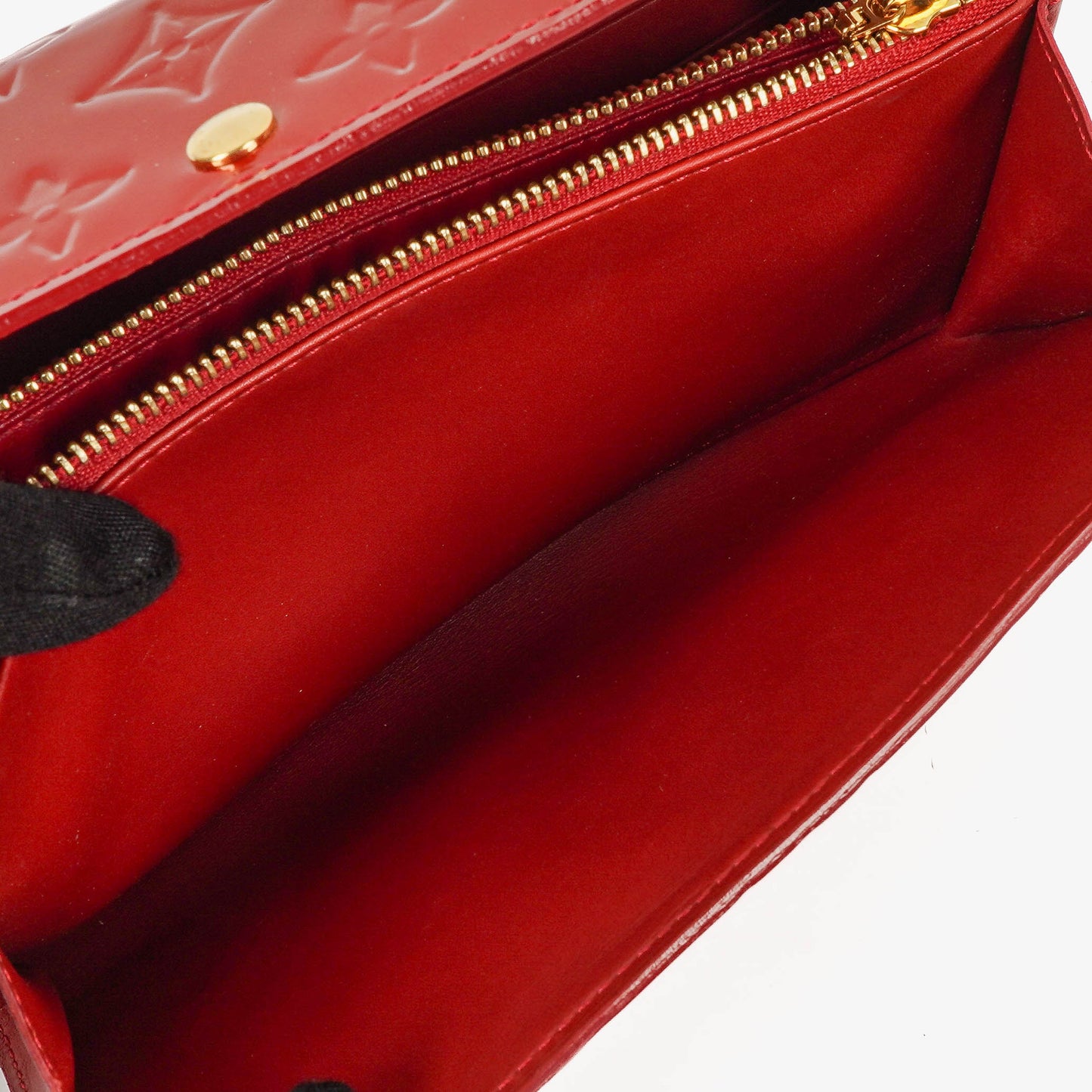 Louis Vuitton Sarah Rouge Red Monogram Vernis Wallet