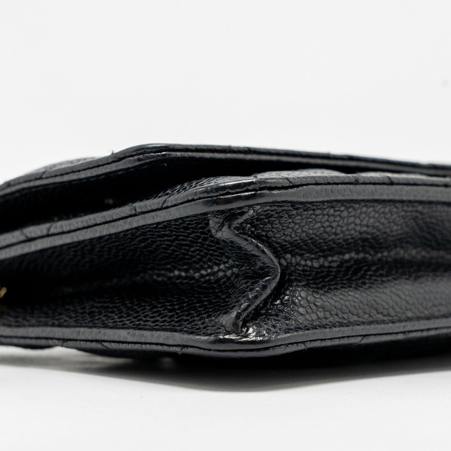 CHANEL Classic Wallet On Chain Caviar Black
