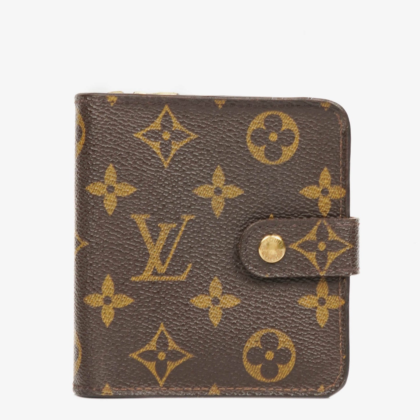 Louis Vuitton Monogram Canvas Compact Zip Wallet
