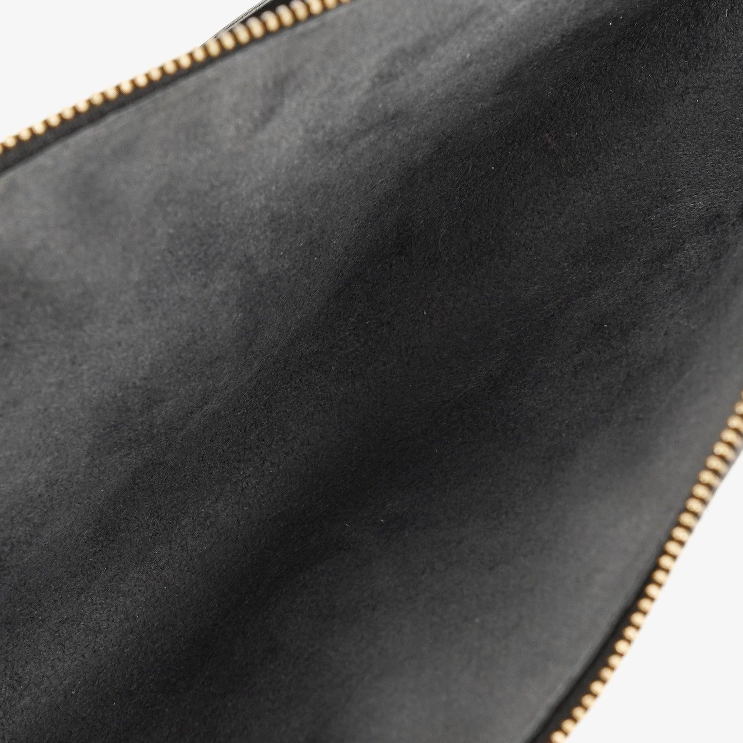 Louis Vuitton Pochette Accessoires Black EPI Leather Clutch Handbag