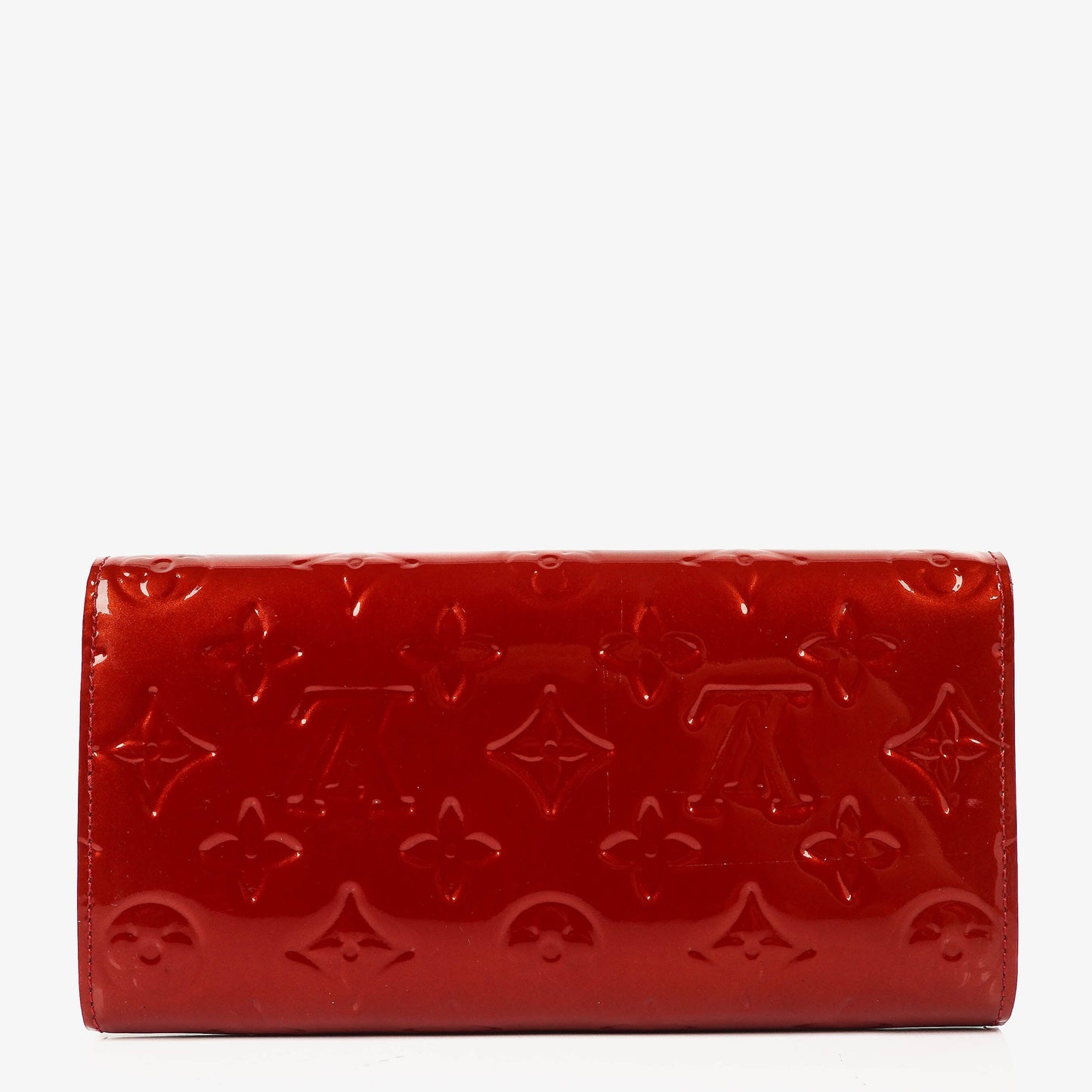Louis Vuitton Sarah Rouge Red Monogram Vernis Wallet