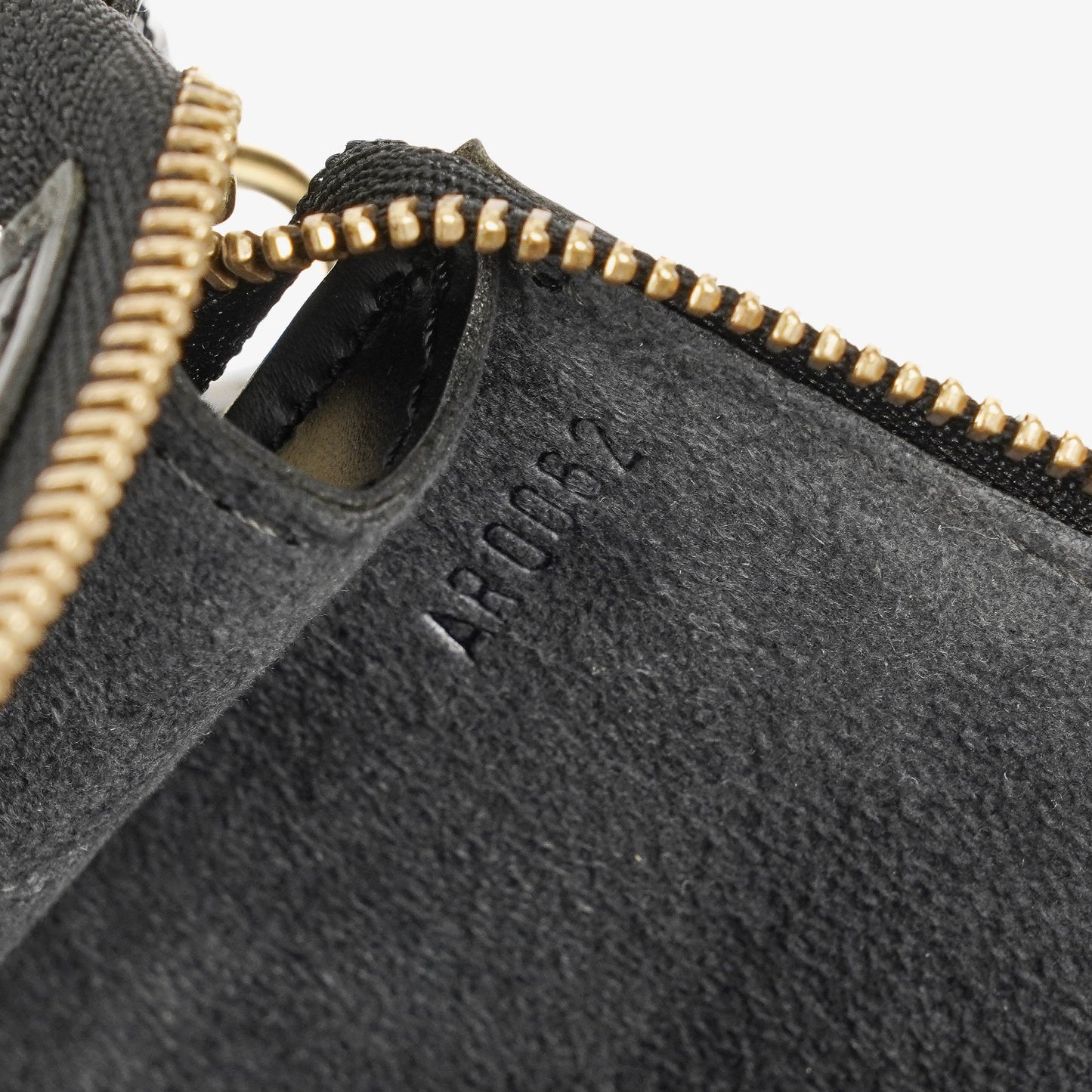 Louis Vuitton Pochette Accessoires Black EPI Leather Clutch Handbag