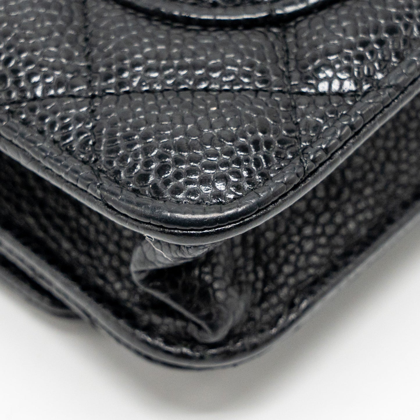 CHANEL Classic Wallet On Chain Caviar Black