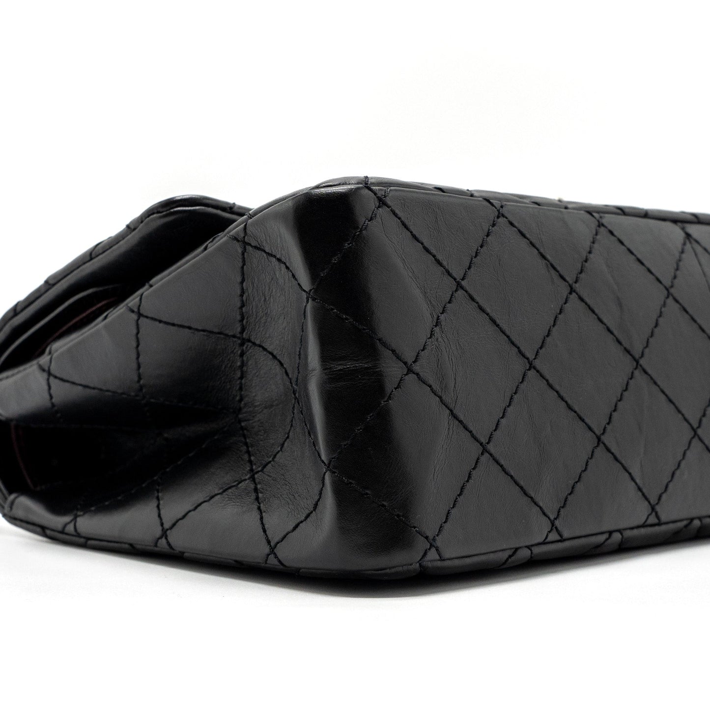 Chanel 2.55 226 Reissue Flap Bag Aged Calfskin Black Ruthenium Hardware