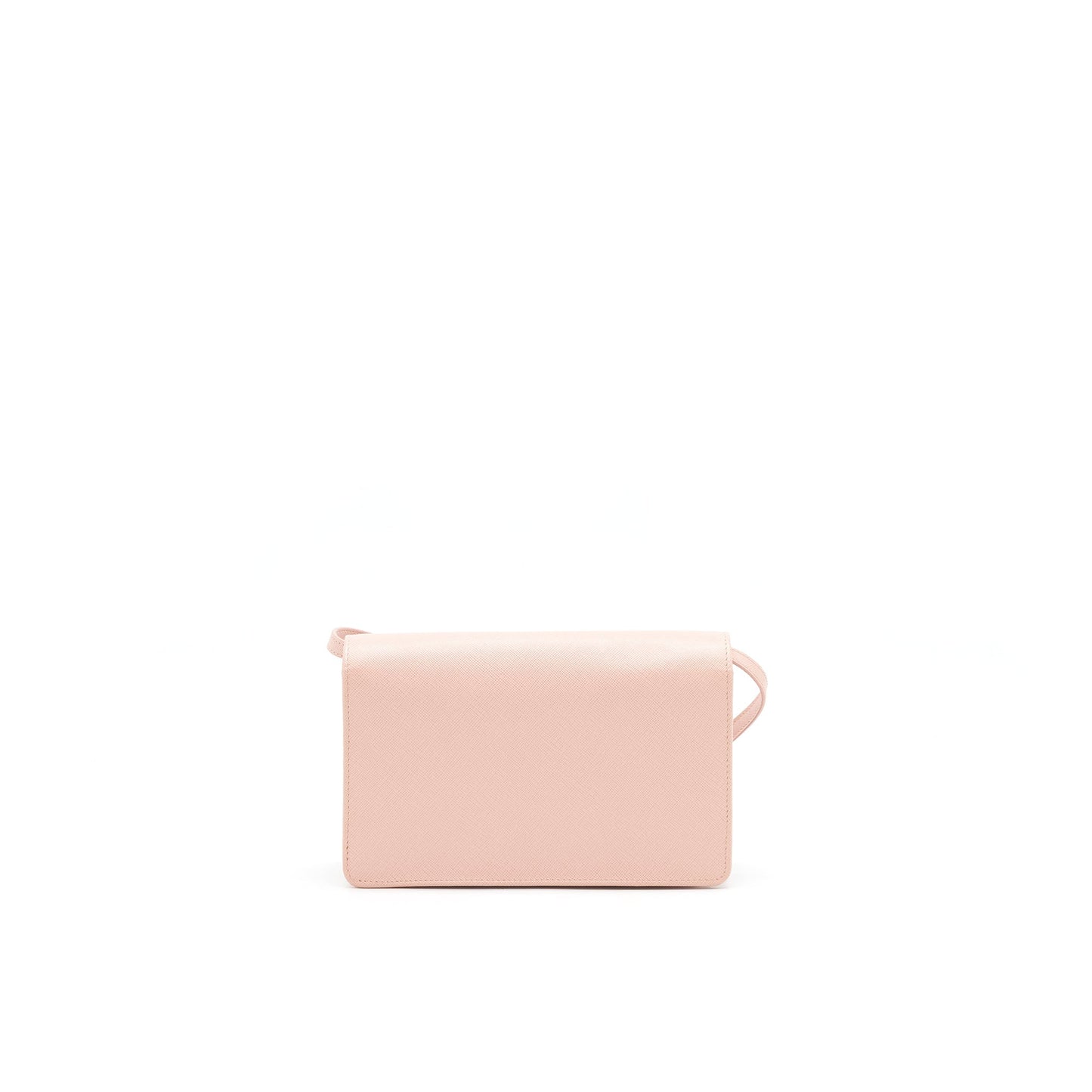 PRADA Portaf Saffiano Metal Oro Orchidea Purse