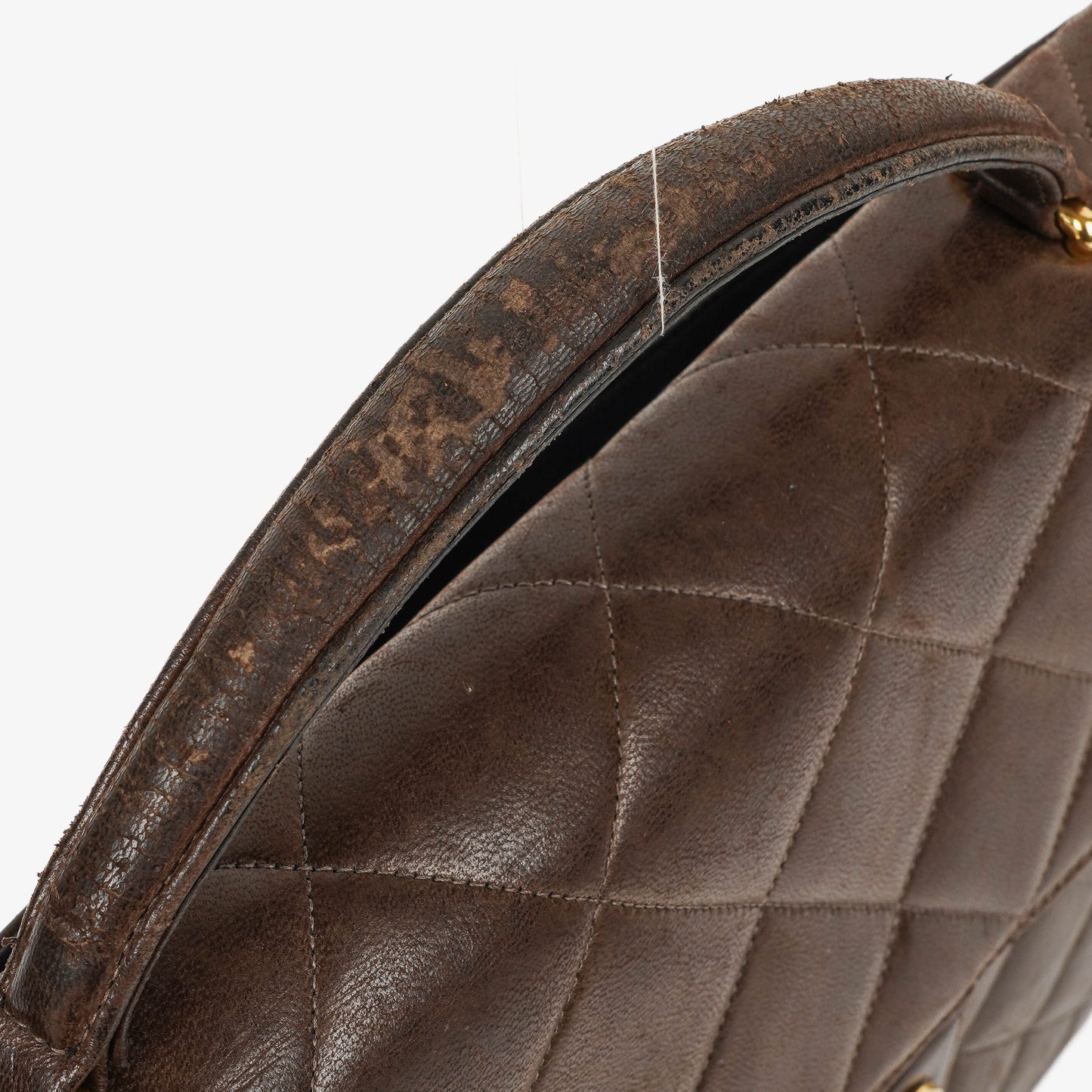Chanel CC Maxi Logo Dark Brown Briefcase