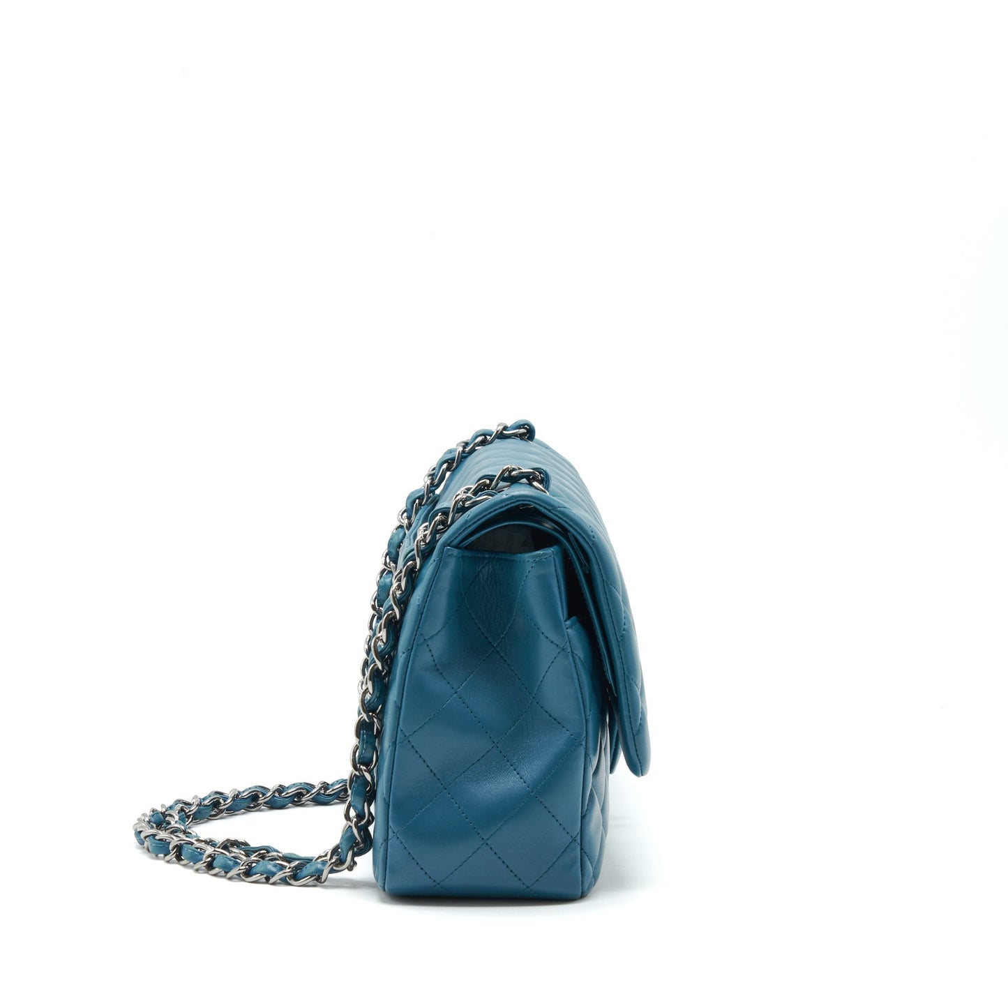 Chanel Jumbo Classic Double Flap Bag Lambskin Green
