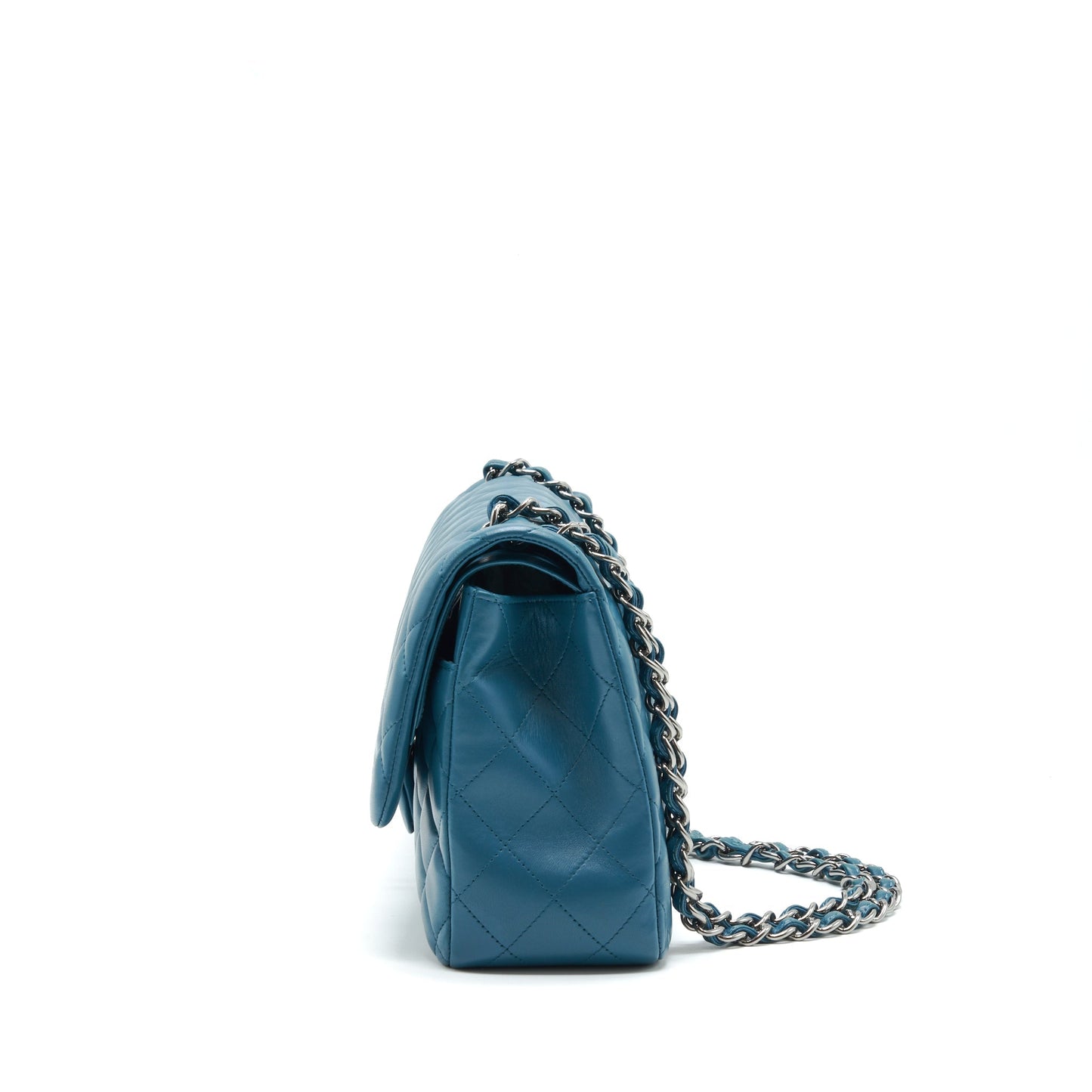 Chanel Jumbo Classic Double Flap Bag Lambskin Green