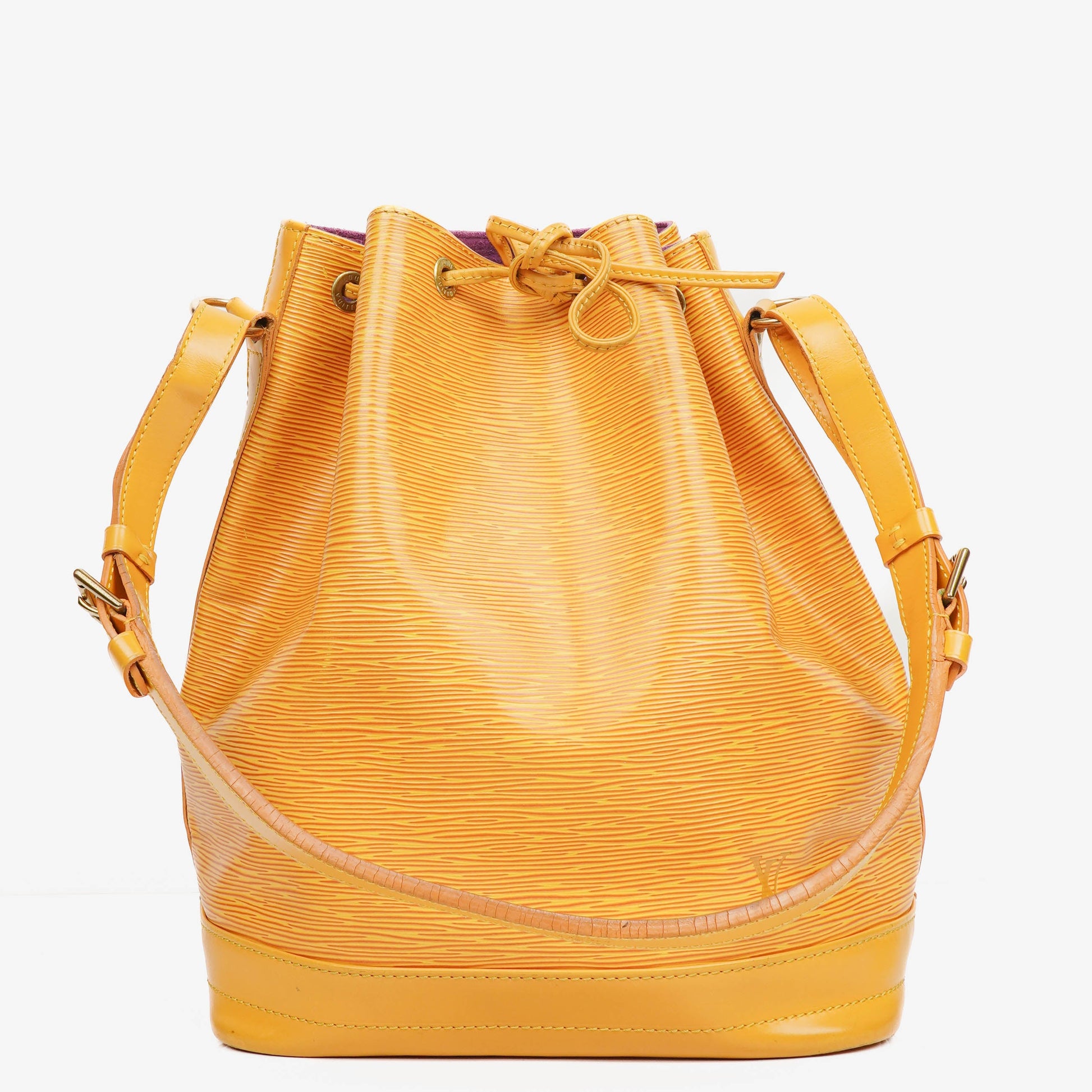 Louis Vuitton Noe Grande GM Yellow Epi Leather Shoulder Bag