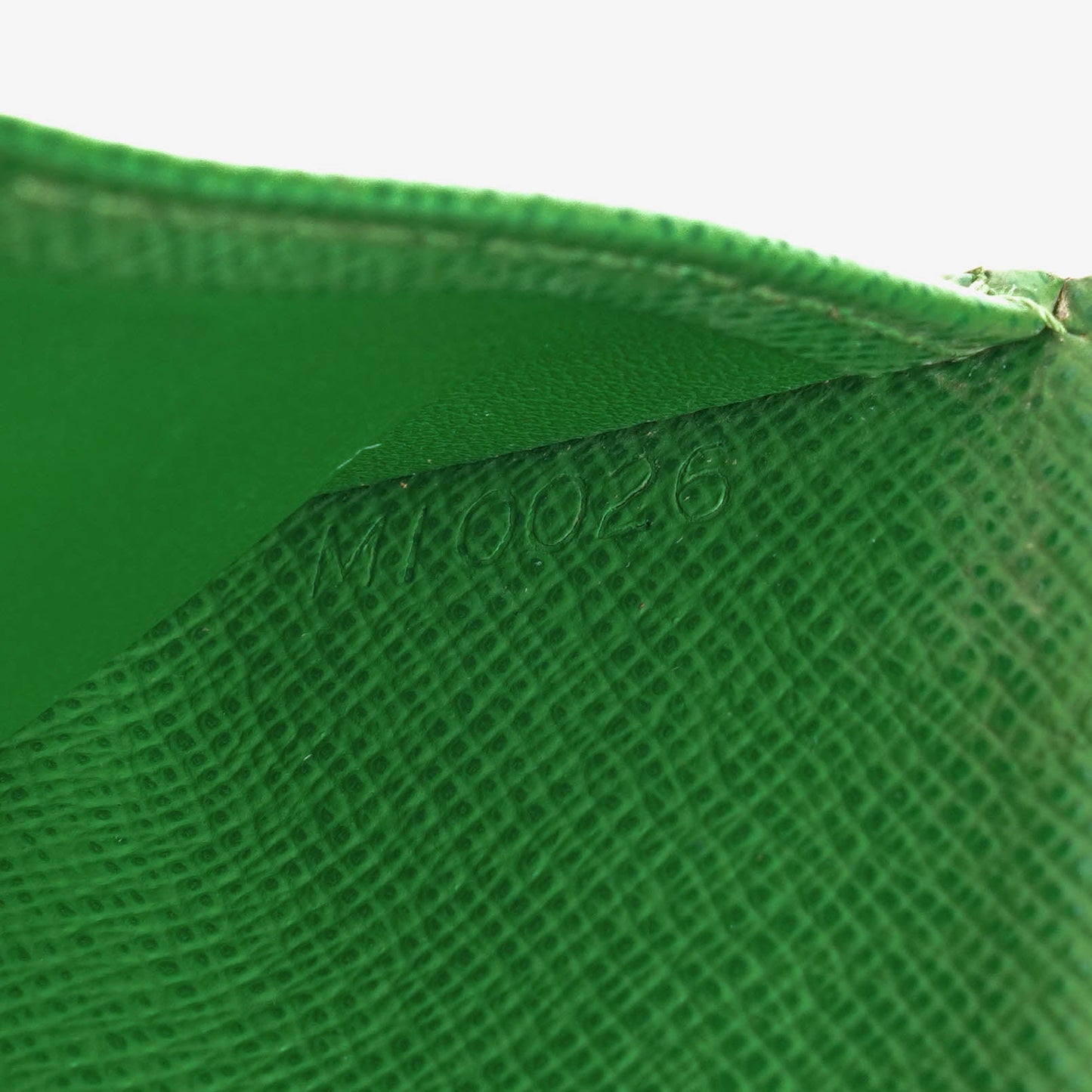 Louis Vuitton Monogram Canvas Perforated Green Compact Zip Wallet