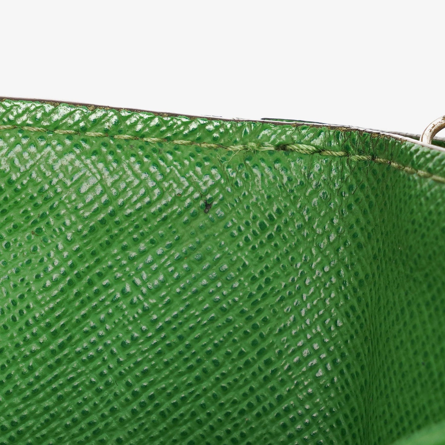 Louis Vuitton Monogram Canvas Perforated Green Compact Zip Wallet