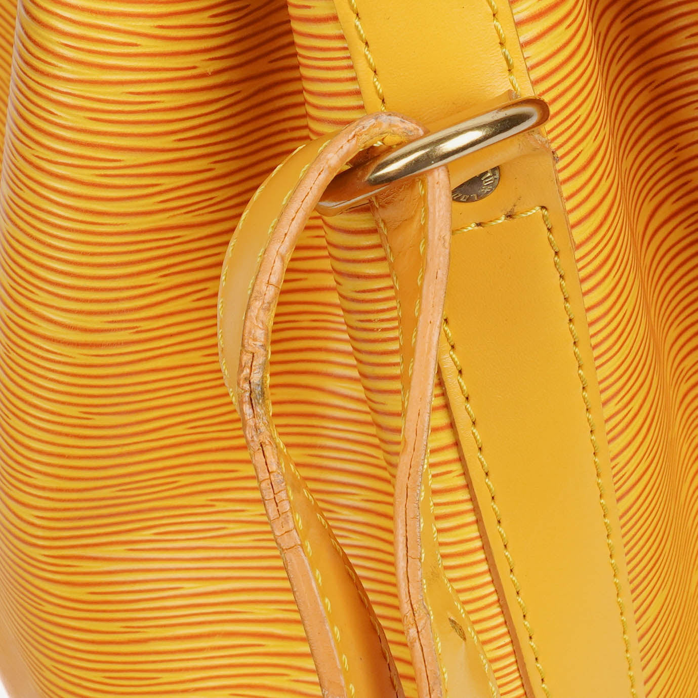 Louis Vuitton Noe Grande GM Yellow Epi Leather Shoulder Bag