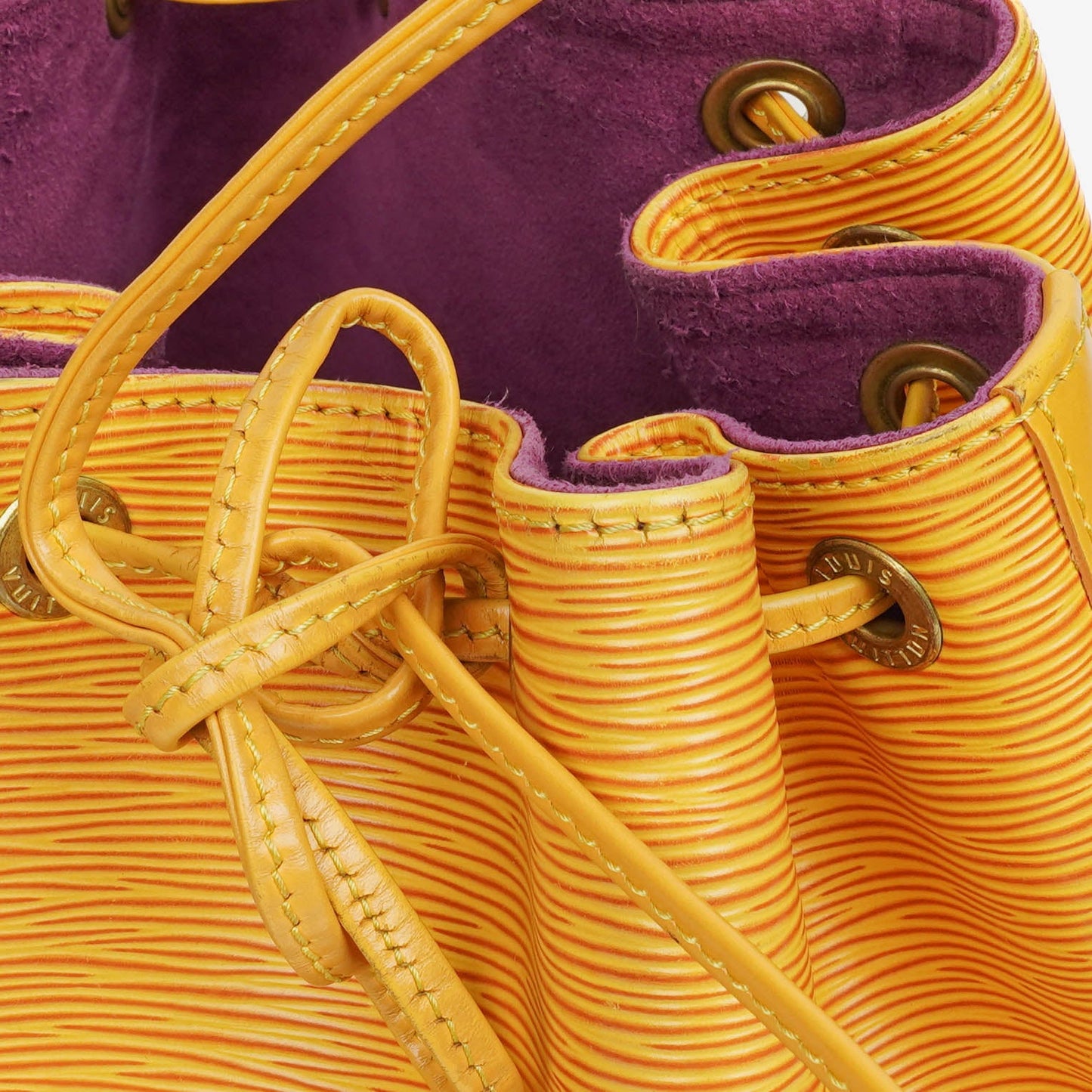 Louis Vuitton Noe Grande GM Yellow Epi Leather Shoulder Bag
