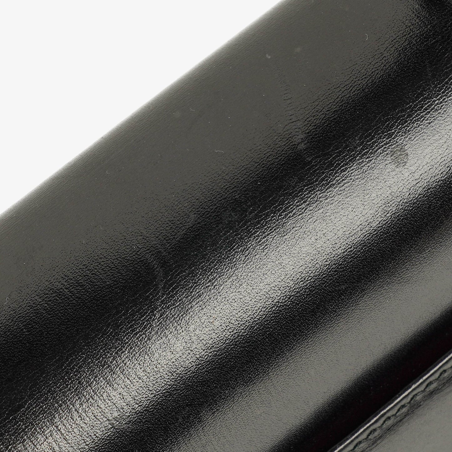 Gucci Glossy Leather Vintage Lady Lock Bag Black