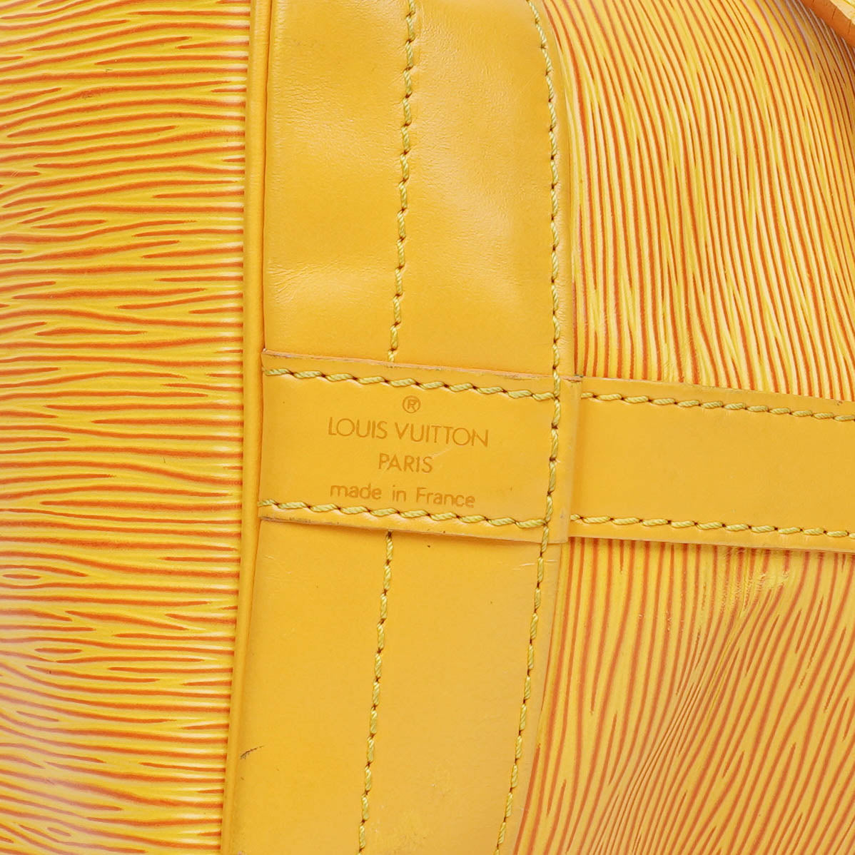 Louis Vuitton Noe Grande GM Yellow Epi Leather Shoulder Bag