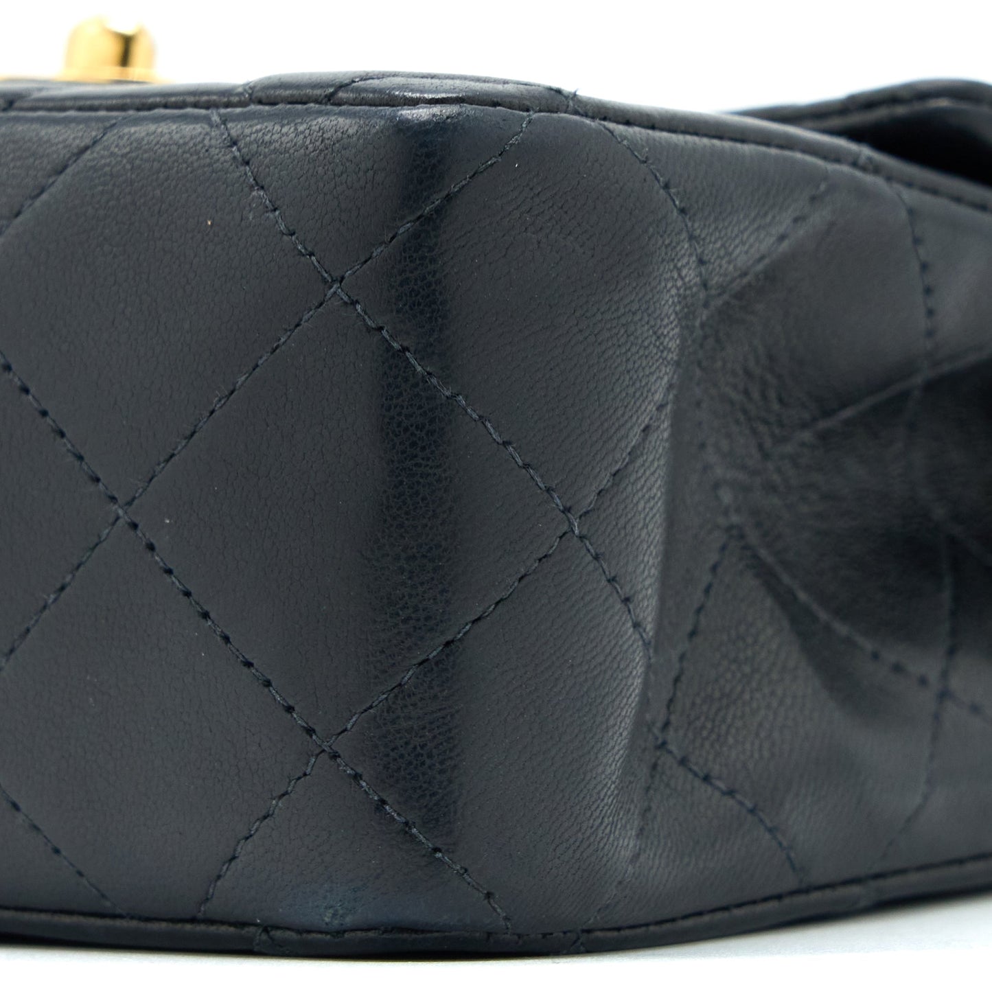 Chanel  Square Flap Bag Lambskin Black