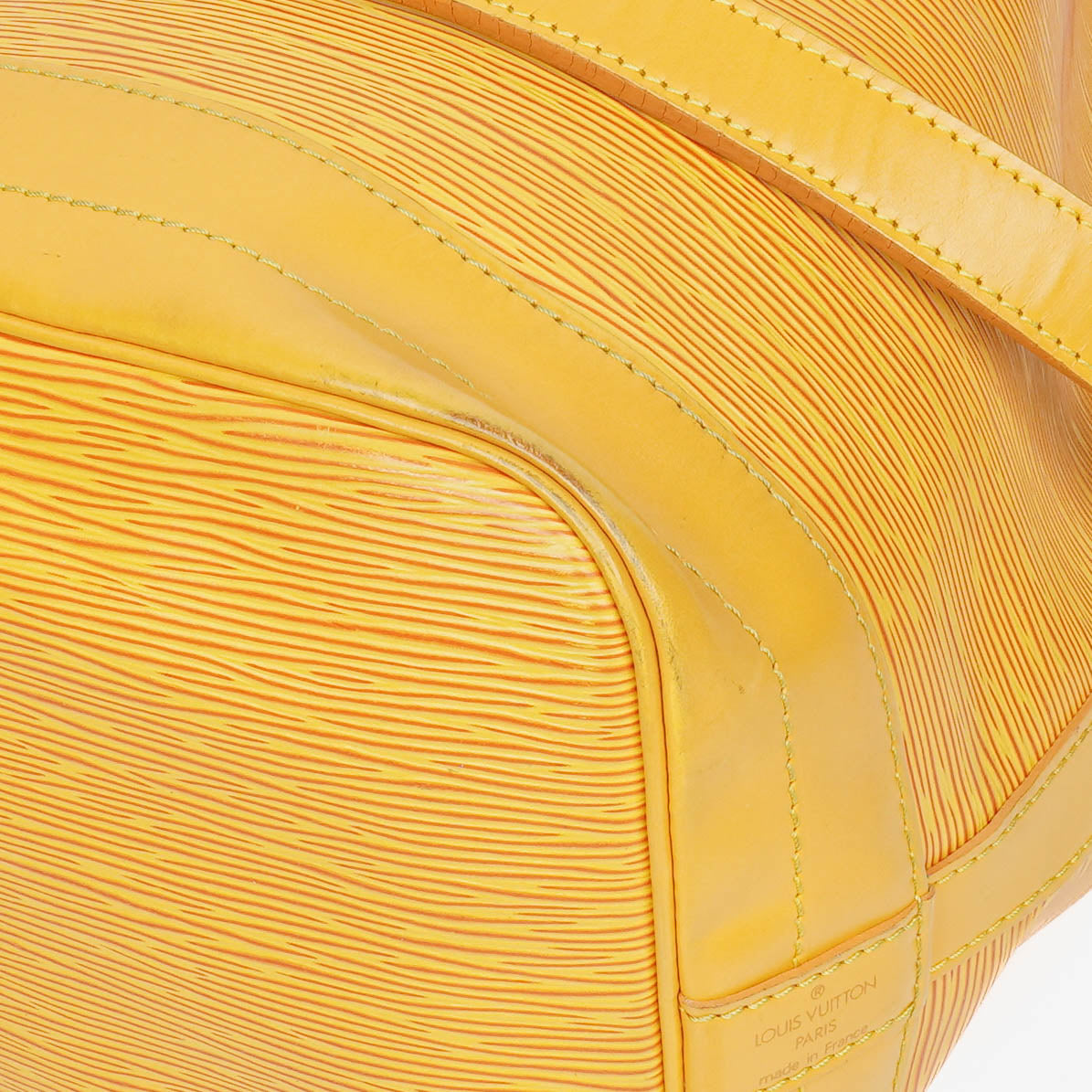 Louis Vuitton Noe Grande GM Yellow Epi Leather Shoulder Bag